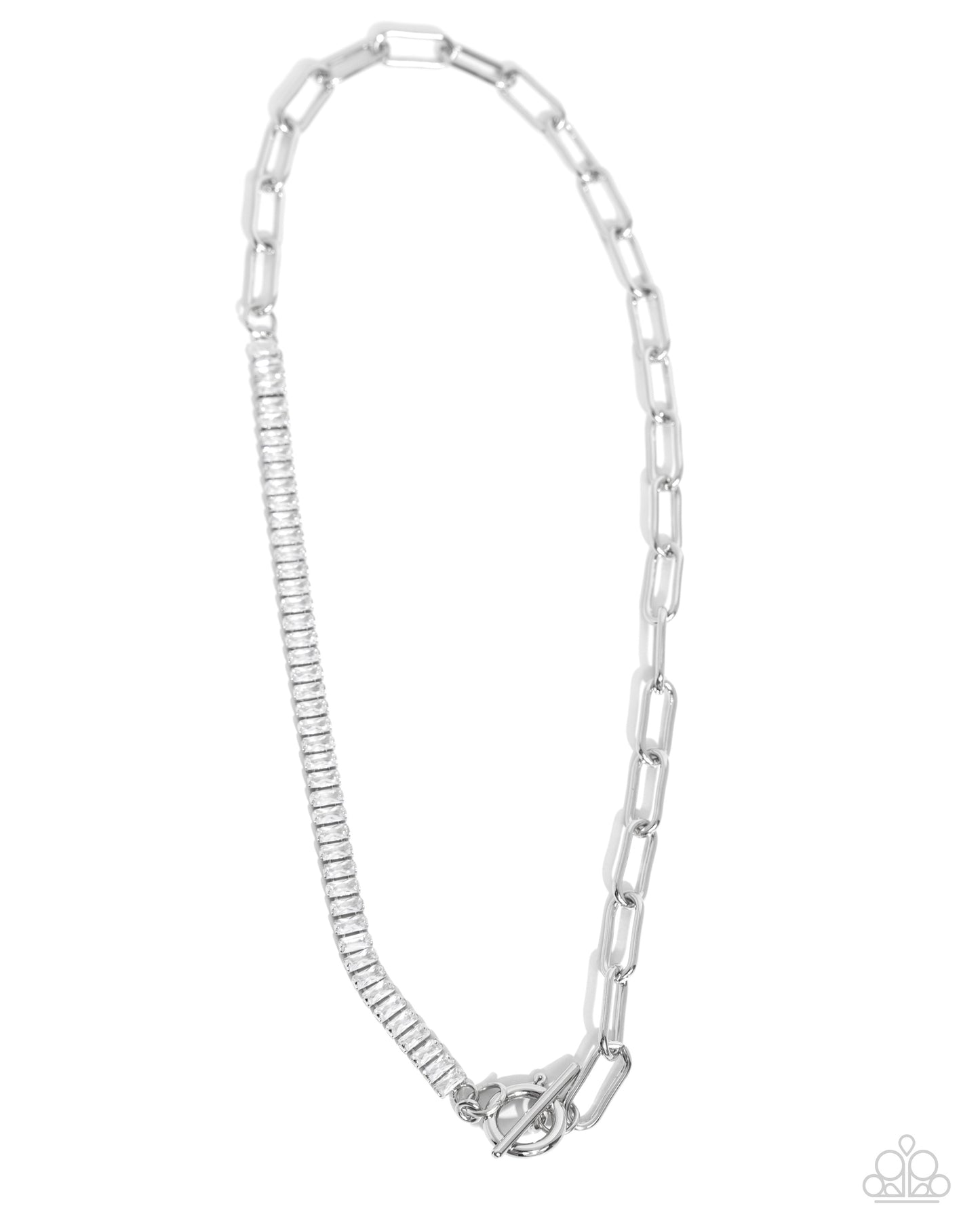 Mismatched Monarchy White Necklace - Jewelry by Bretta