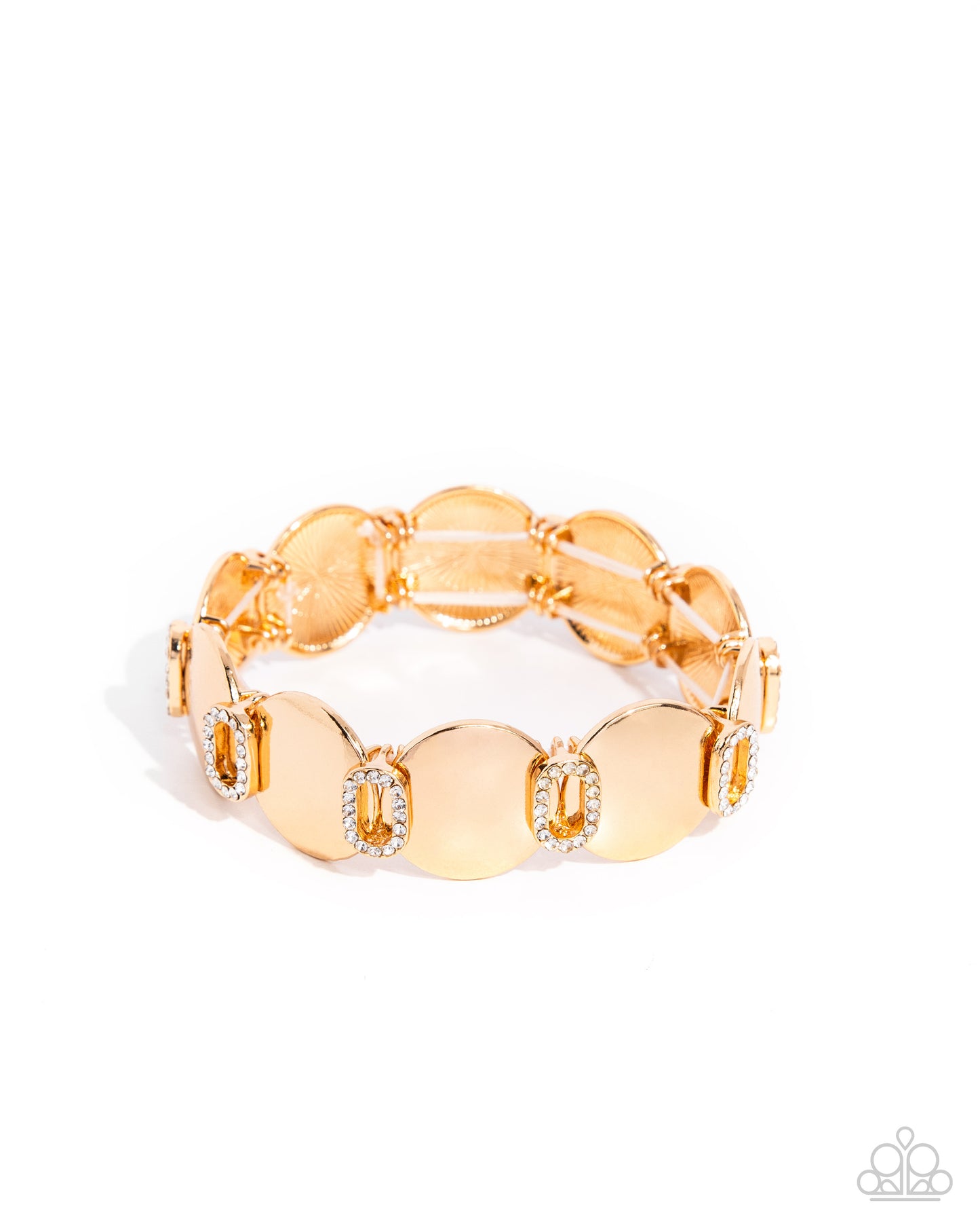 Shimmery Sneak Peek Gold Bracelet, - Jewelry by Bretta