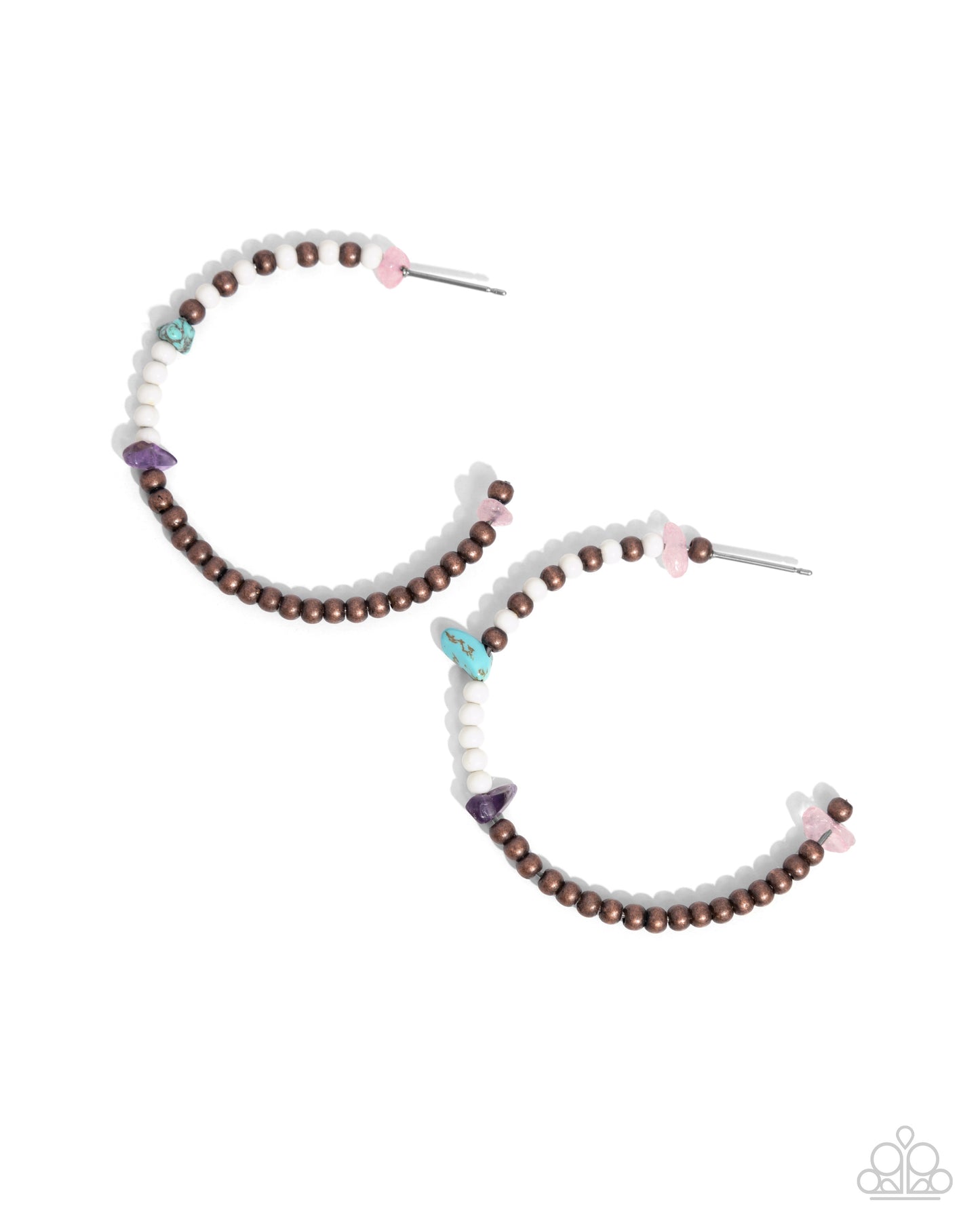 Pointed Promise Copper Hoop Earrings - Jewelry by Bretta