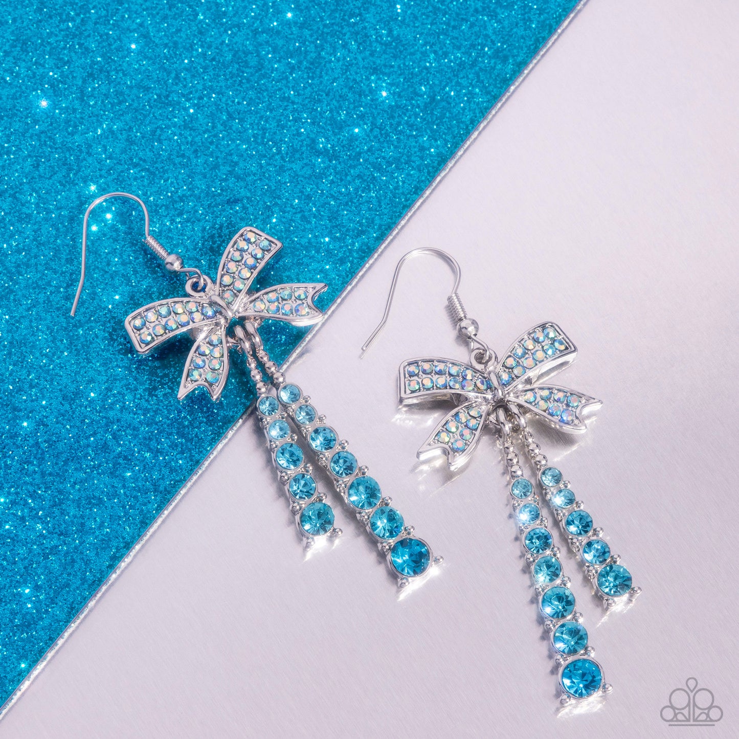 Date Night Decadence Blue Earrings - Jewelry by Bretta