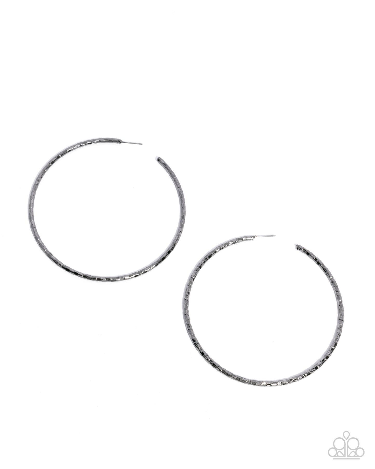 Closer To Chic Black Hoop Earrings - Jewelry by Bretta