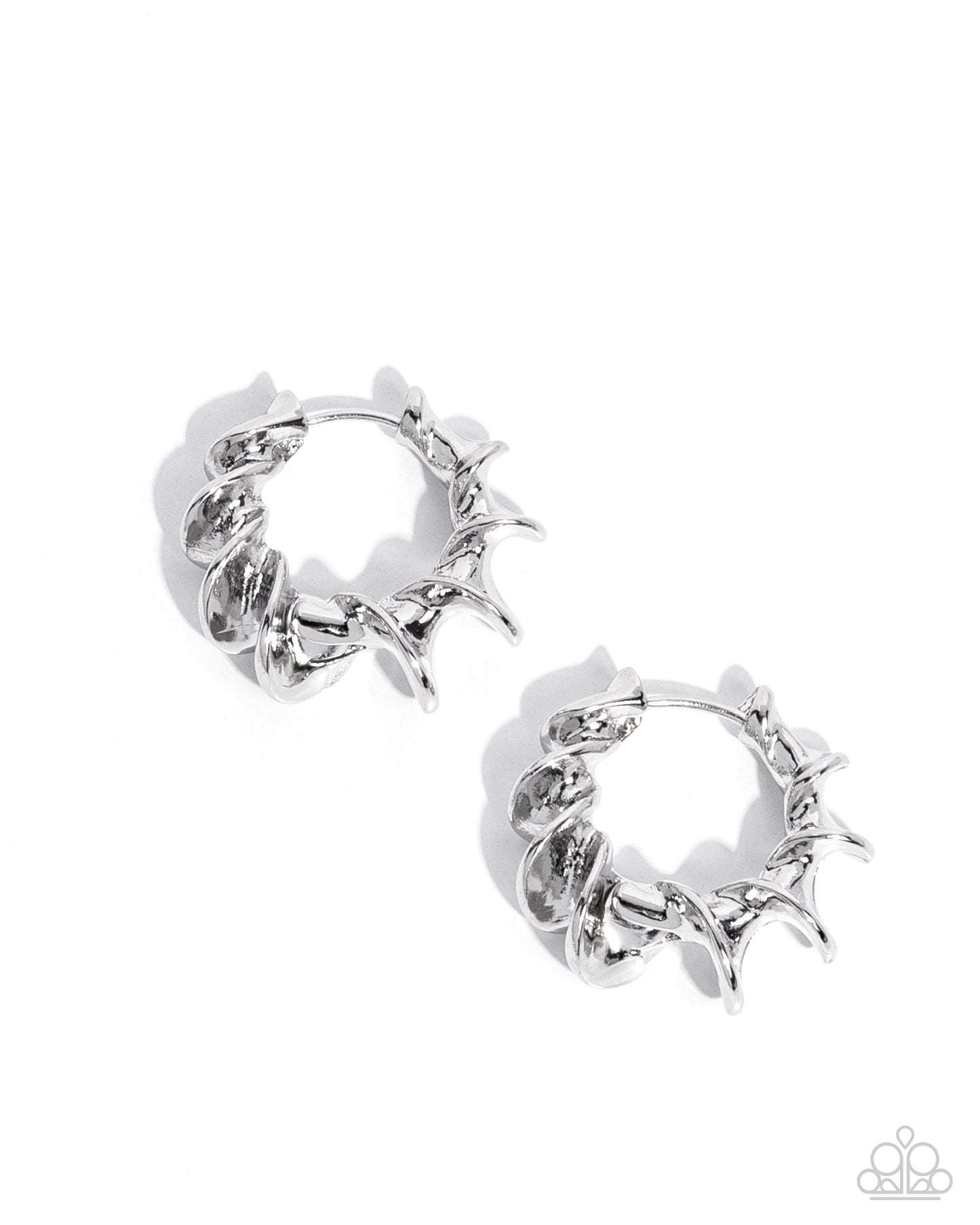 Corkscrew Chic Silver Earrings - Jewelry By Bretta