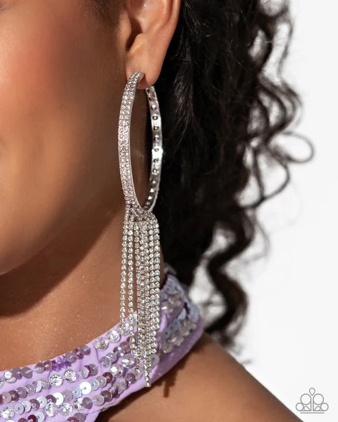 Jaw-Dropping Jubilee White Earrings - Jewelry by Bretta