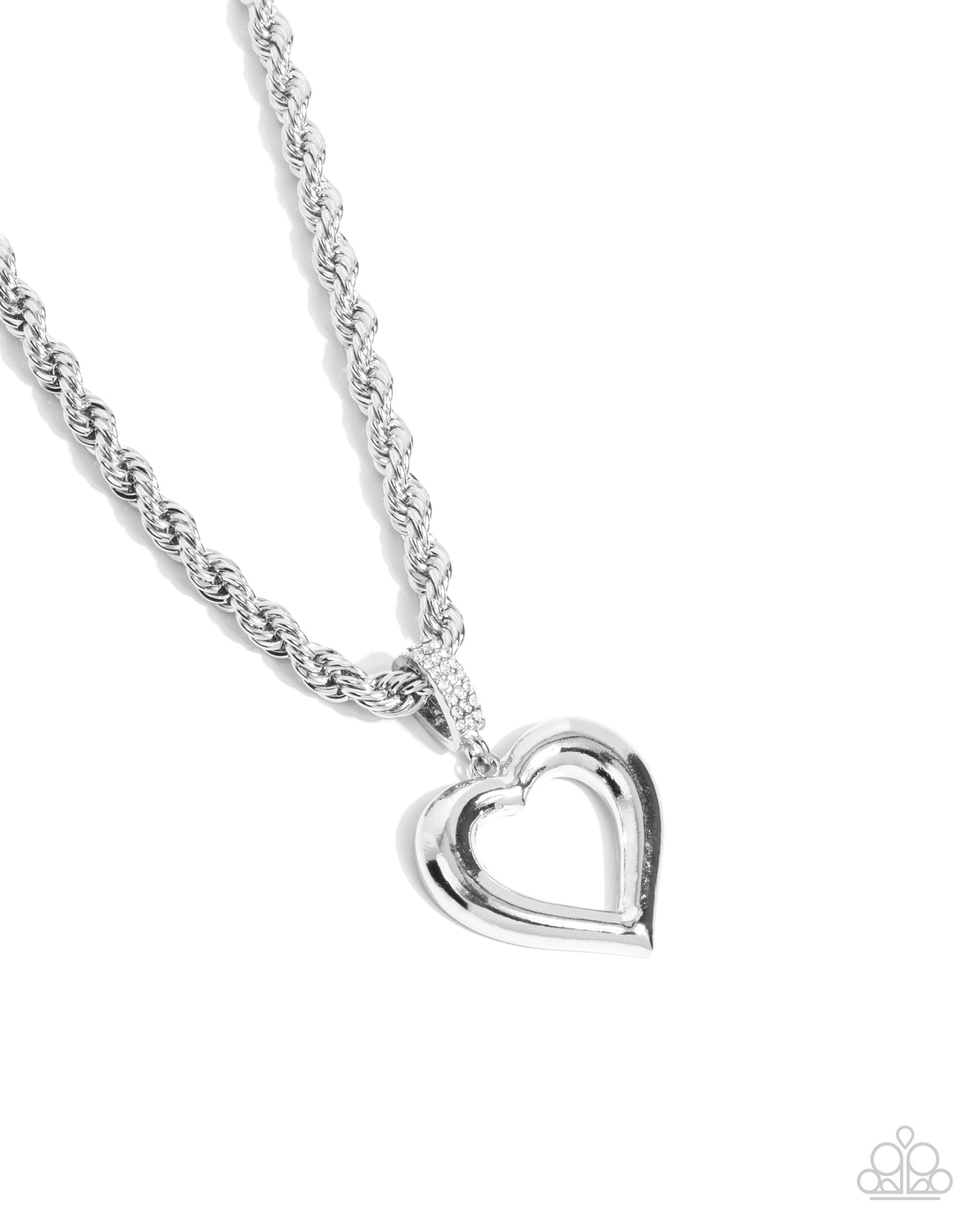 Admirable Academy White Heart Necklace - Jewelry by Bretta