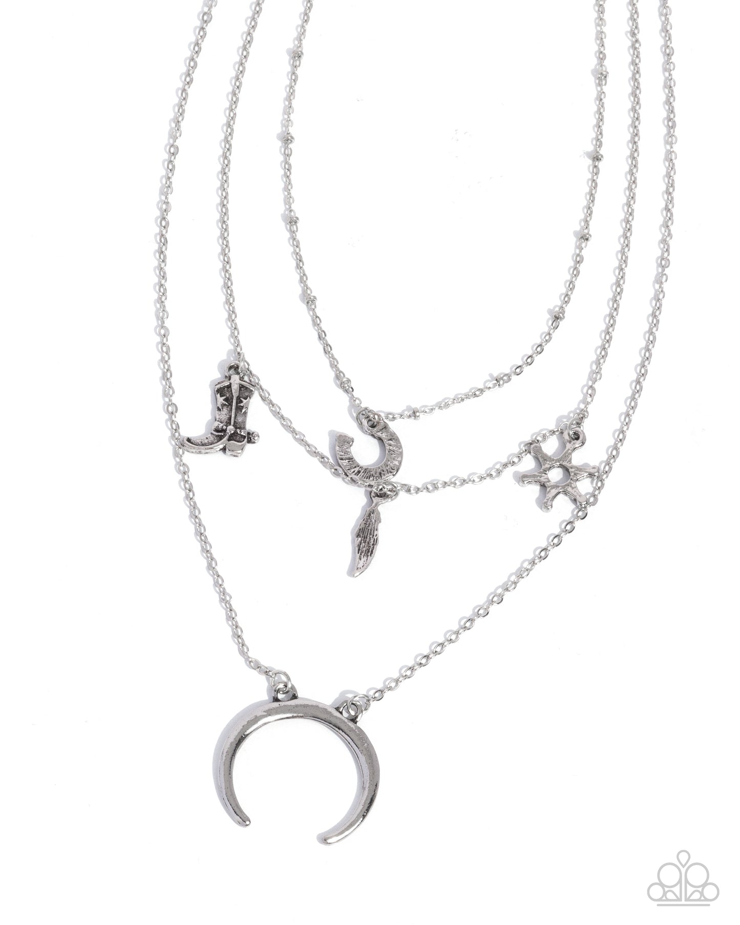 Saloon Sass Silver Necklace - Jewelry by Bretta