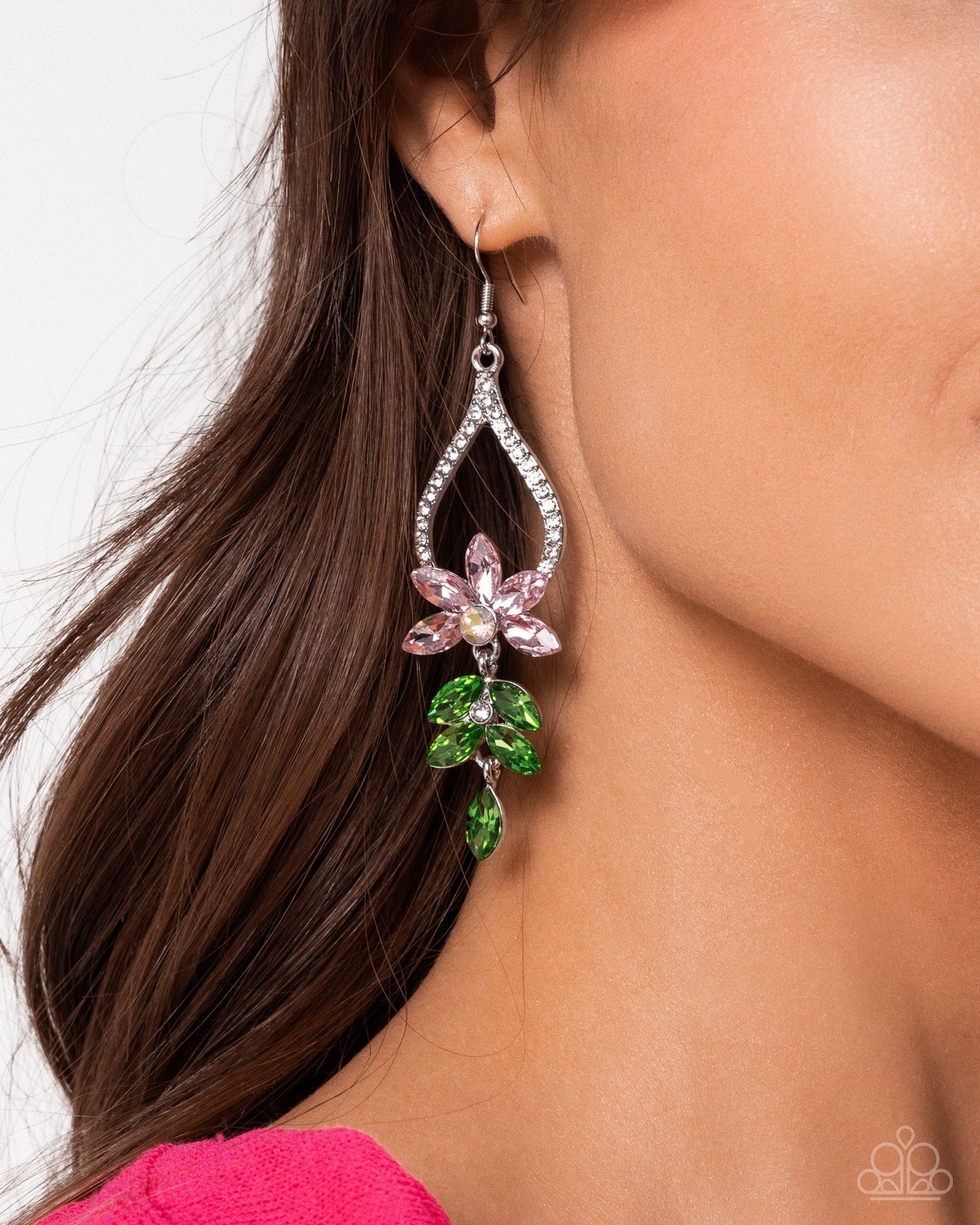 Floral Fuss Pink Earrings - Jewelry by Bretta