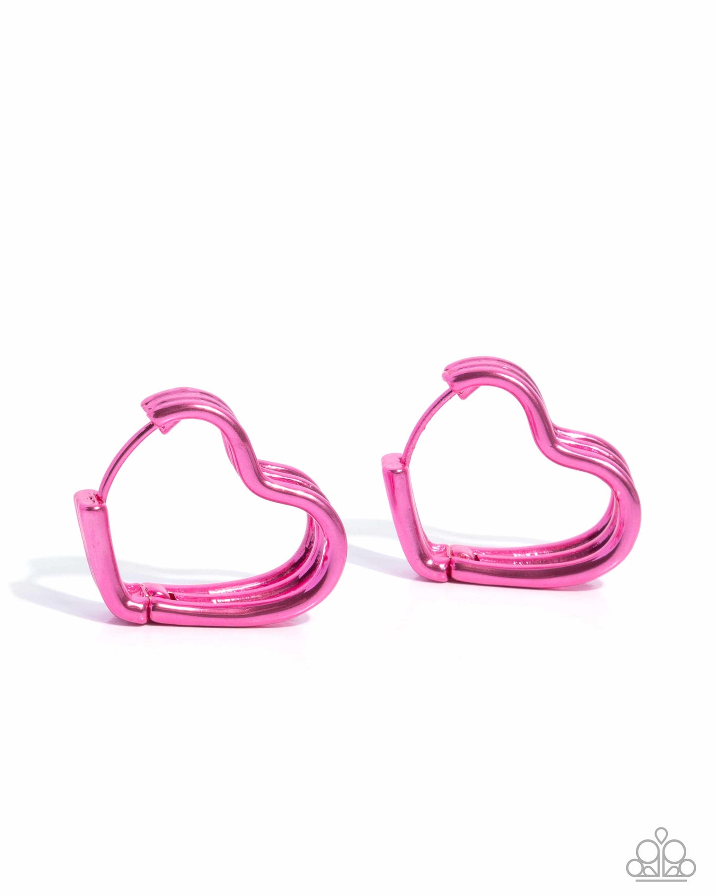 Memorable Love Pink Heart Earrings - Jewelry by Bretta