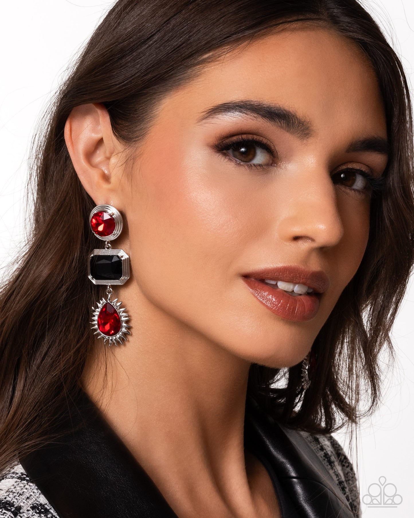 Entertaining the Thought Red Earrings - Jewelry by Bretta
