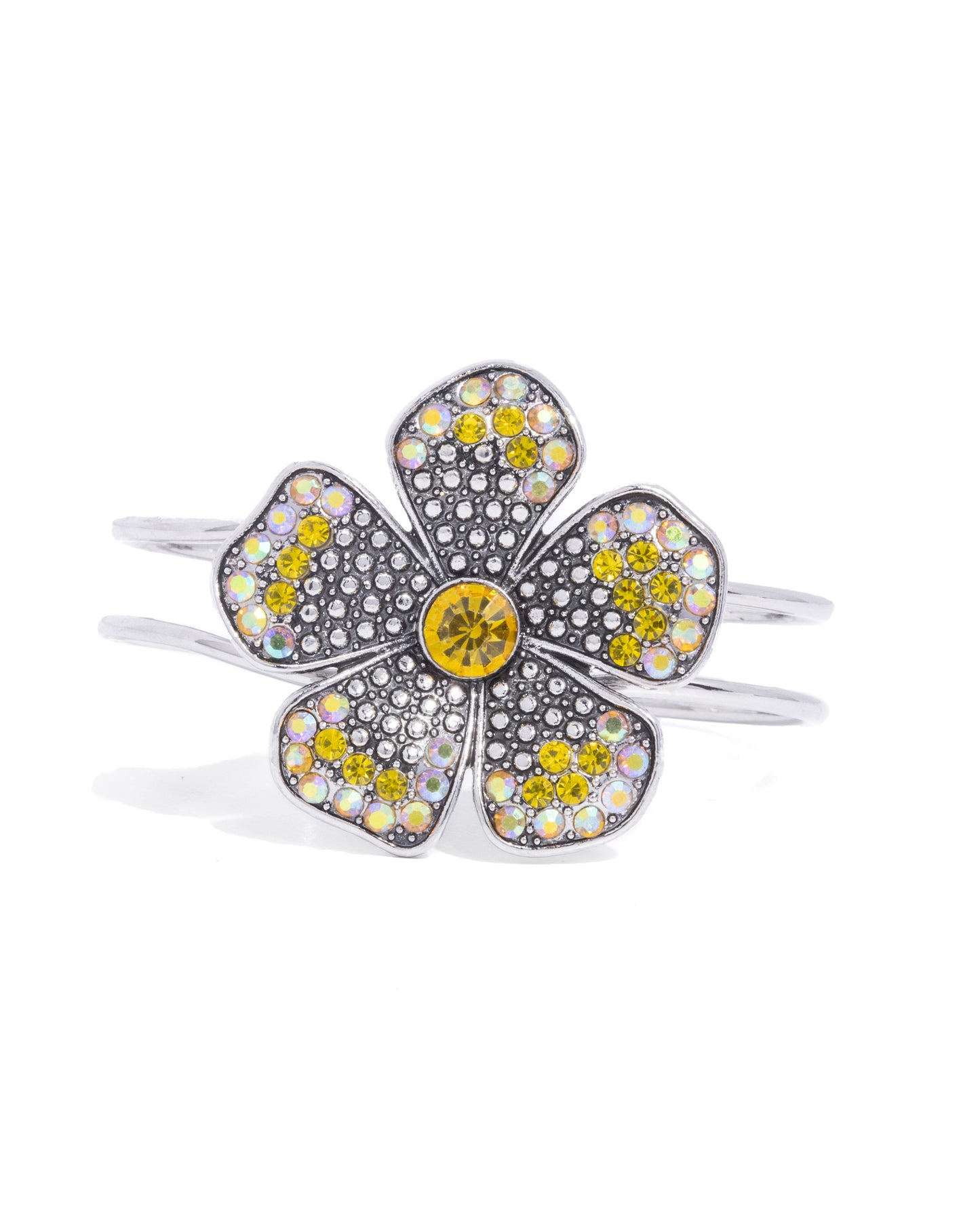 Bedazzled Bloom Yellow Bracelet - Jewelry by Bretta