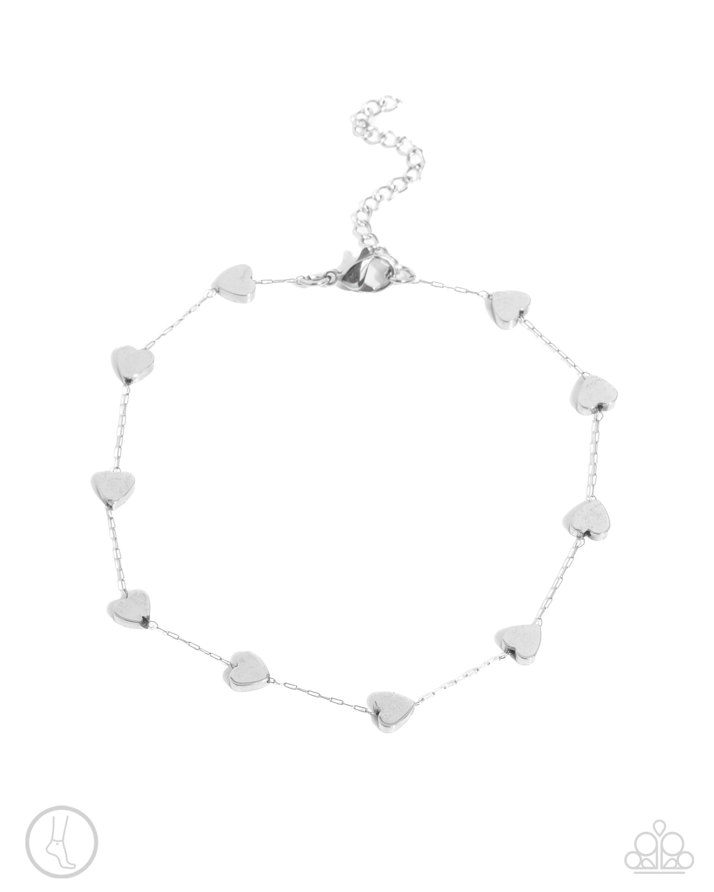 Catch My Breath Silver Anklet - Jewelry by Bretta
