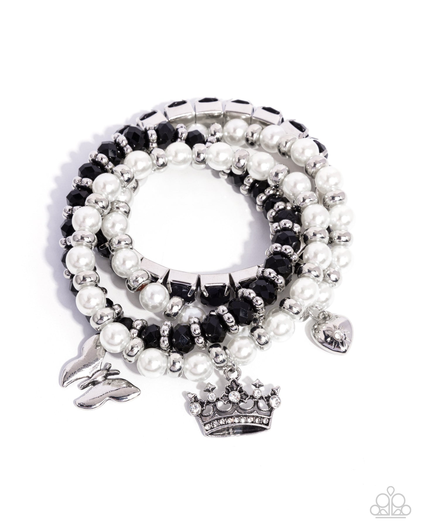 Feminine Charm Black Bracelet - Jewelry by Bretta