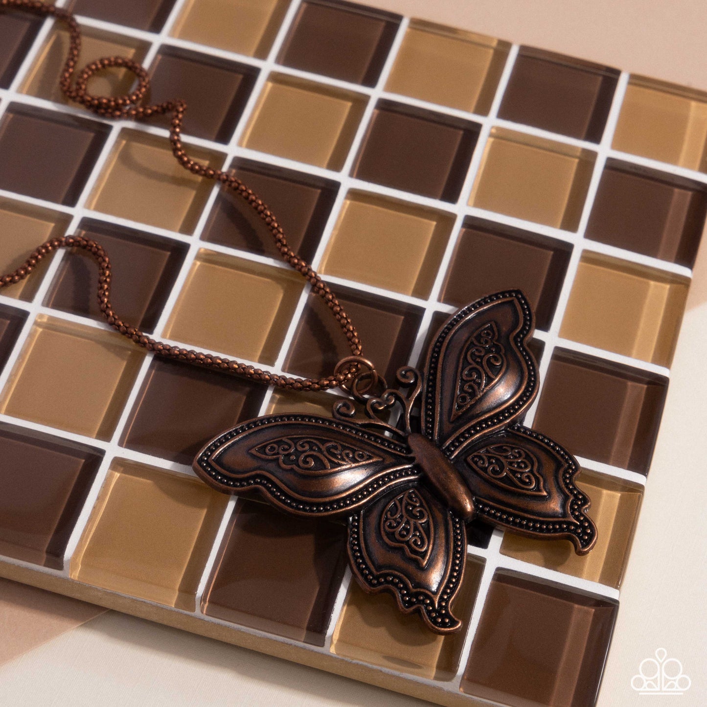 Aerial Attraction Copper Butterfly Necklace - Jewelry by Bretta