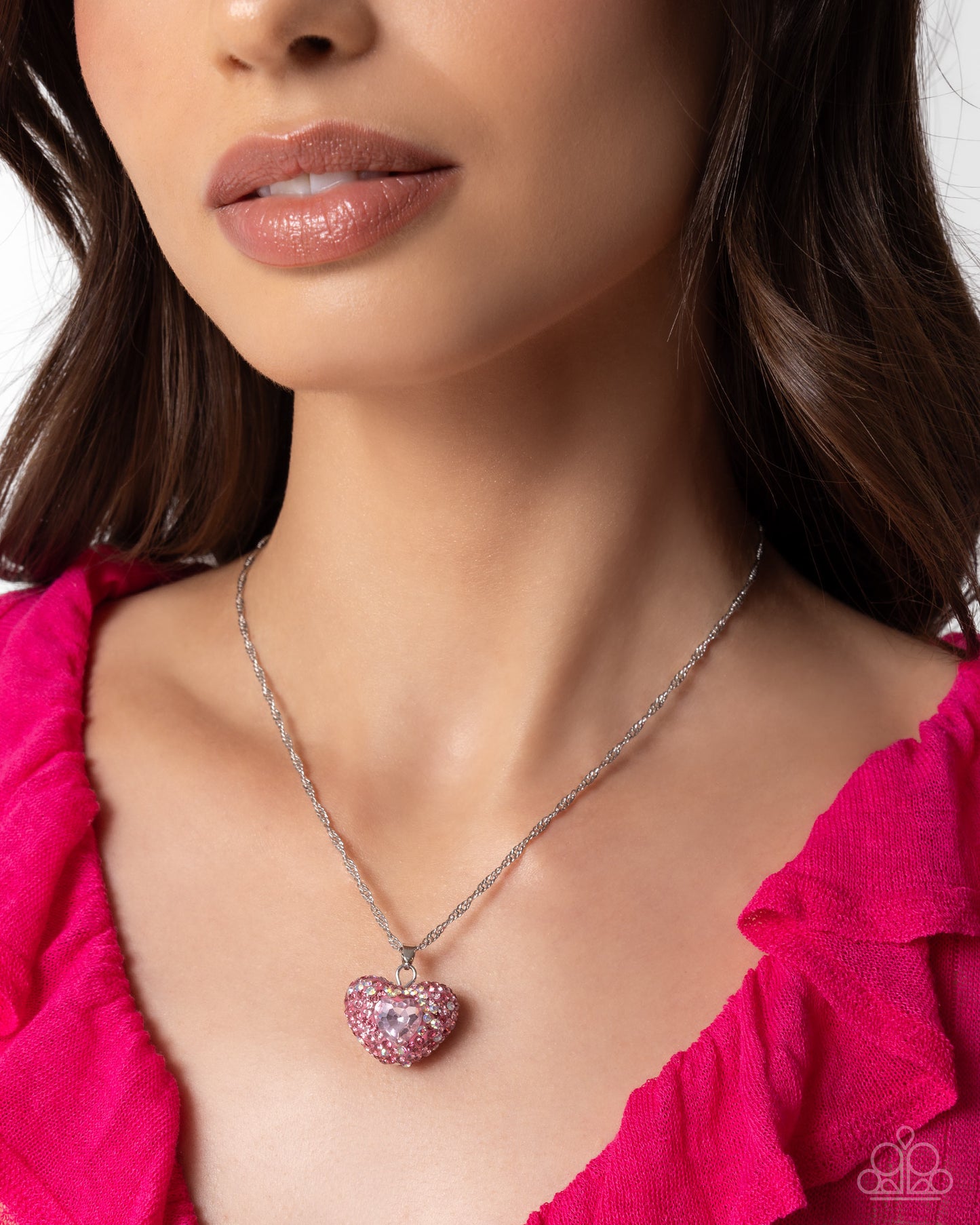 Best Of My Heart Pink Heart Necklace - Jewelry by Bretta