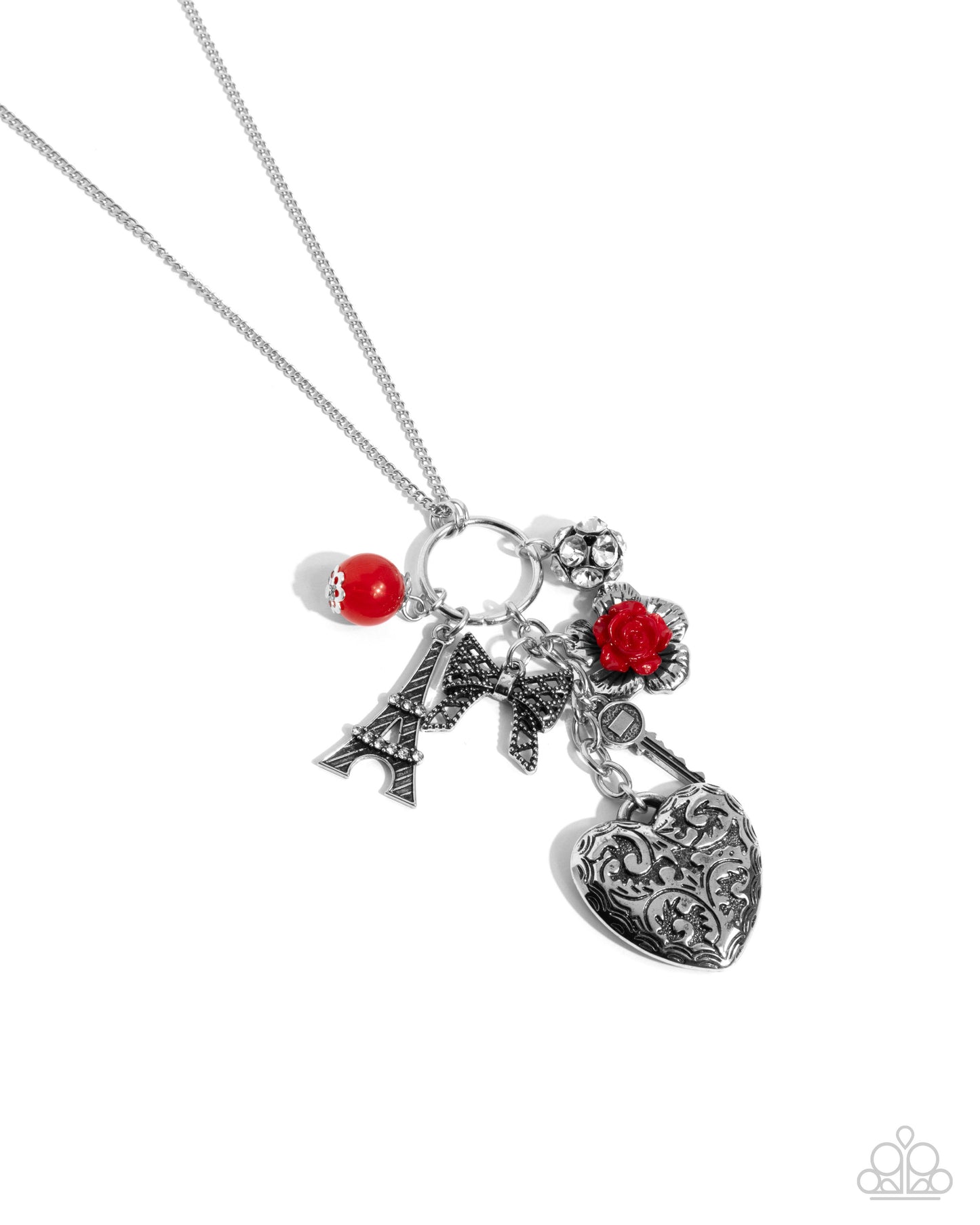 Parisian Press Red Necklace - Jewelry by Bretta