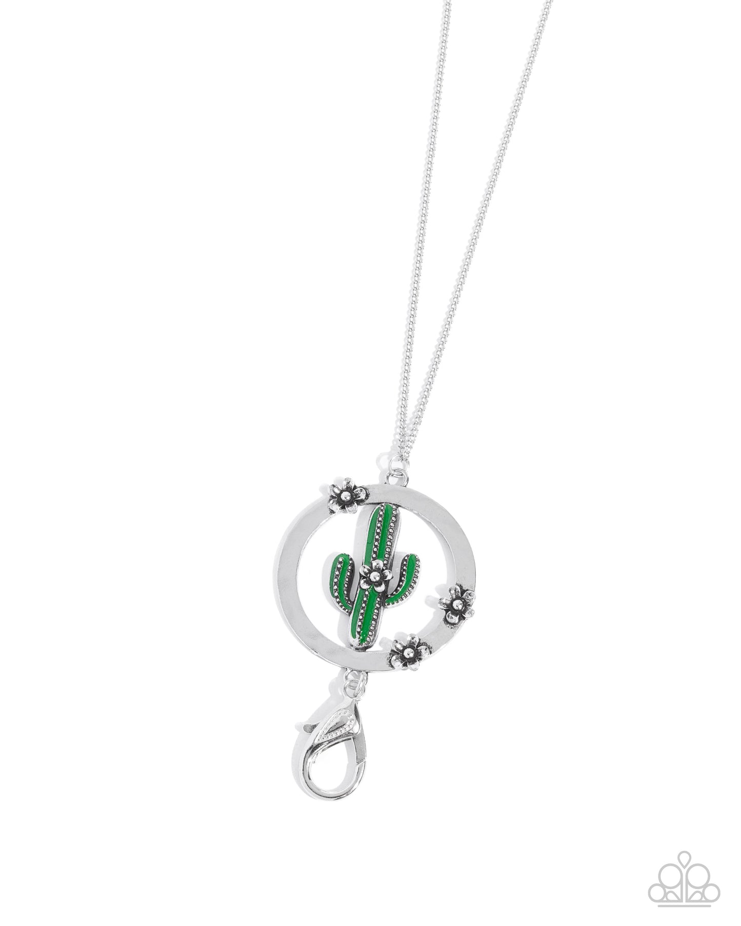 Poetic Patio Green Cactus Lanyard Necklace - Jewelry by Bretta