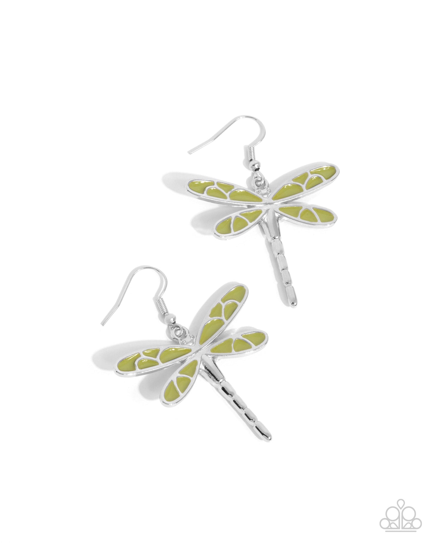 Dragonfly Descent Green Dragonfly Earrings - Jewelry by Bretta