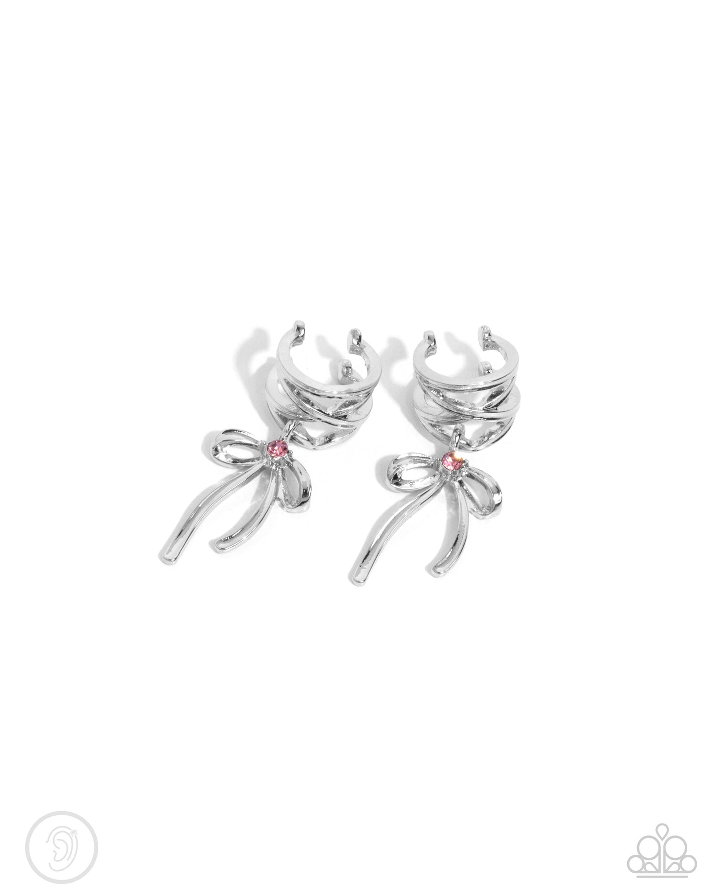 Ballet Lacing Pink Ear Cuff - Jewelry by Bretta