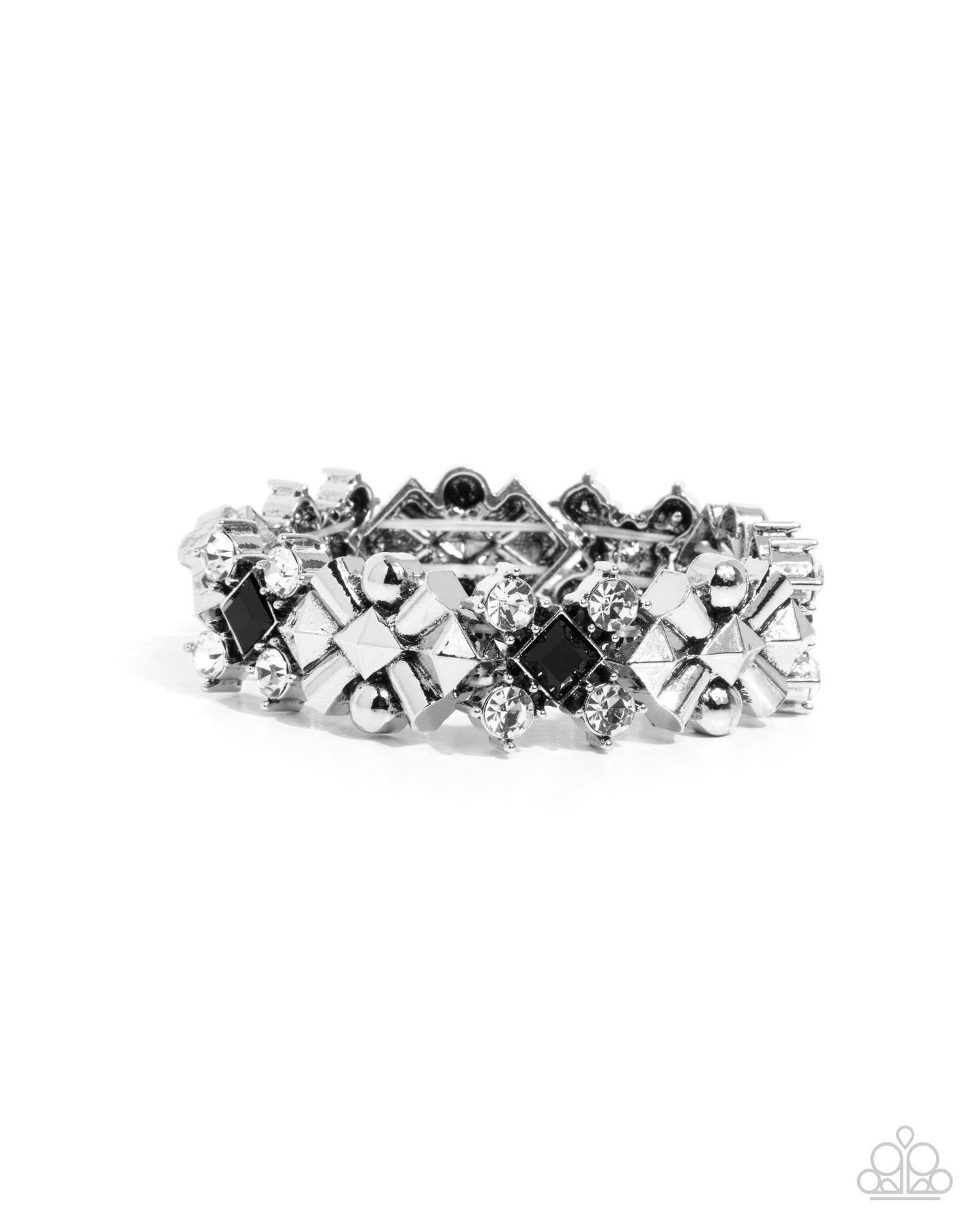 Square Service Black Bracelet - Jewelry by Bretta