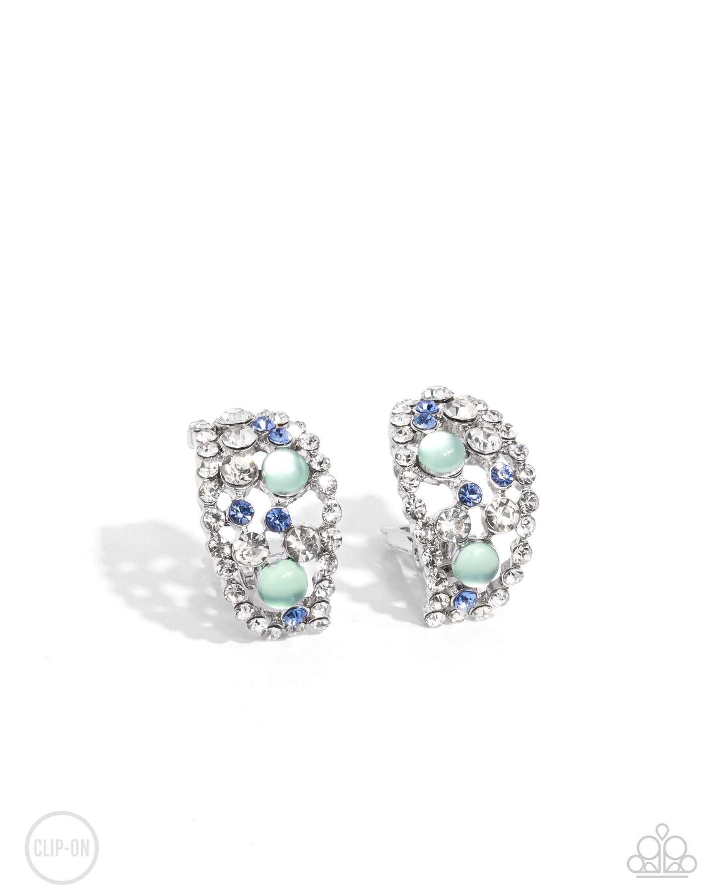 Elite Embrace Green Earrings - Jewelry by Bretta