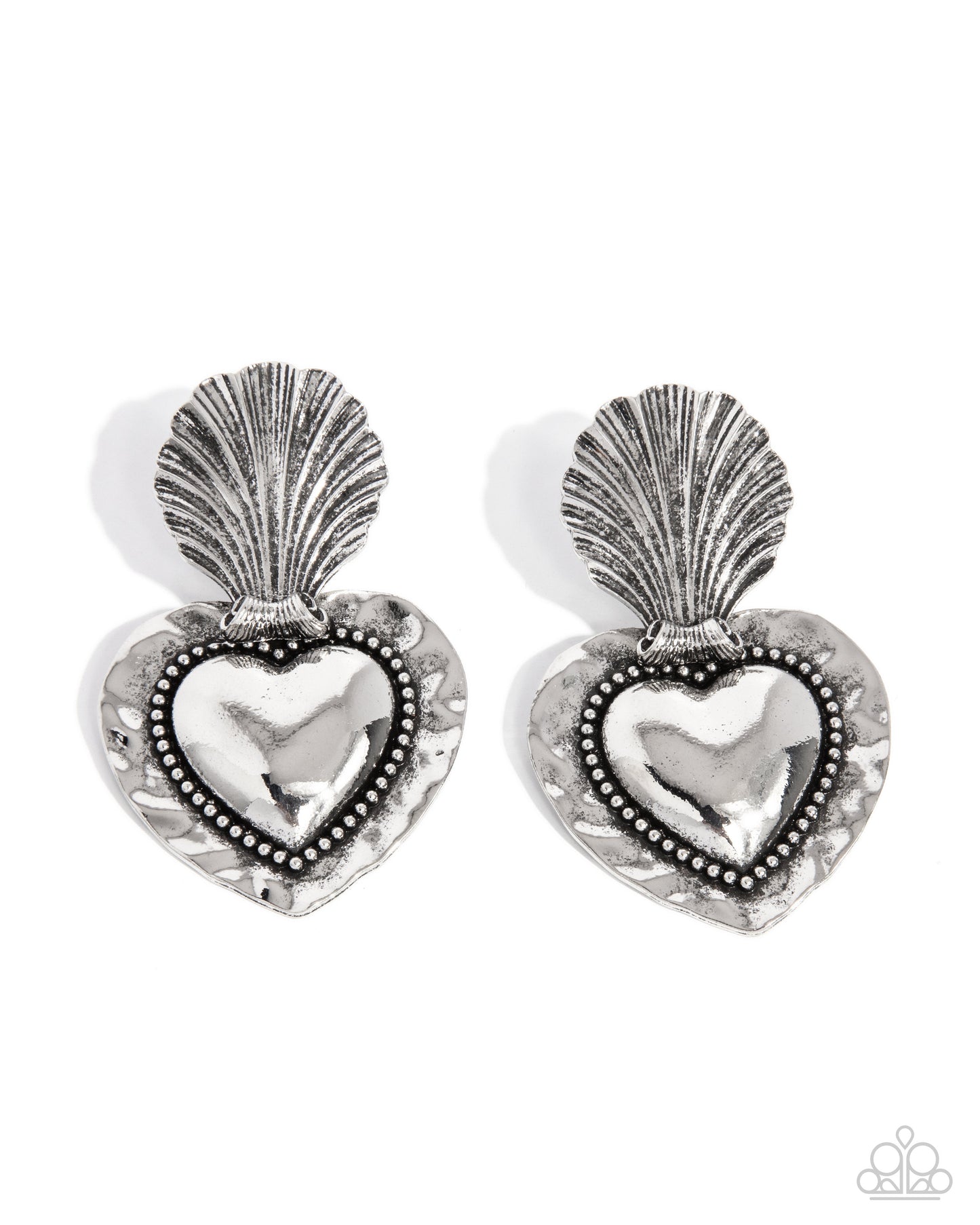 Mythical Moment Silver Heart Earrings - Jewelry by Bretta