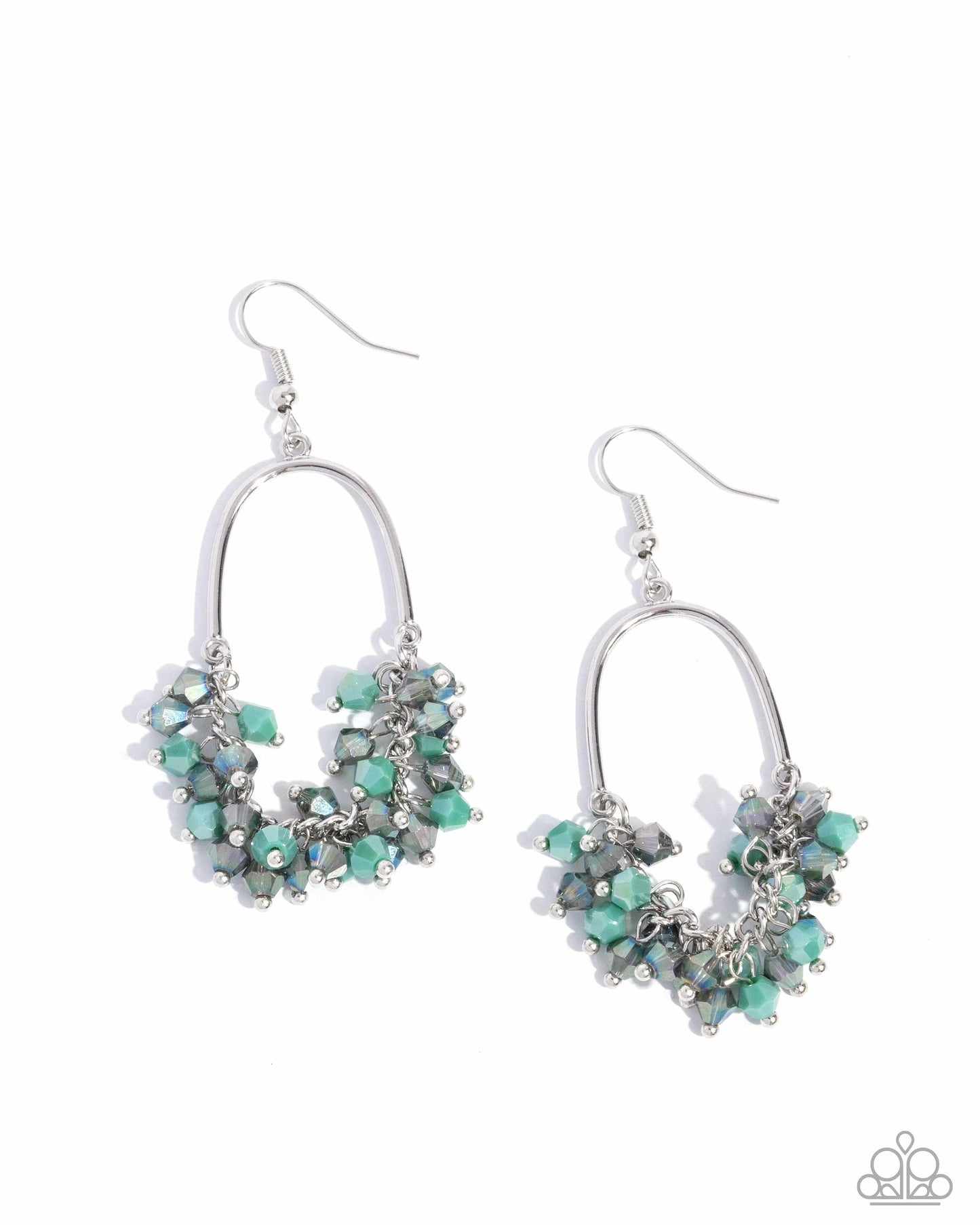 Chandelier Check Green Earrings - Jewelry by Bretta