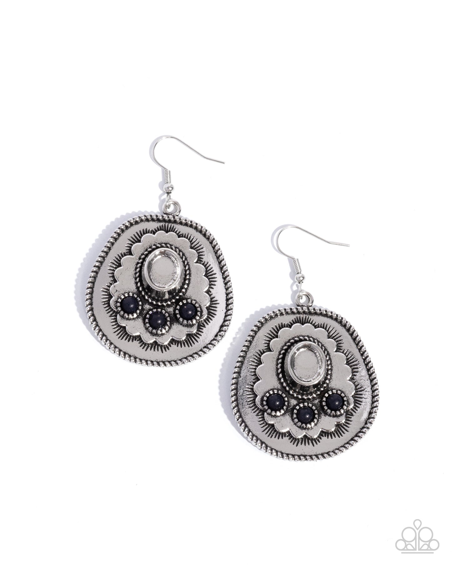 Cowboy Chaperone Black Cowboy Hat Earrings - Jewelry by Bretta
