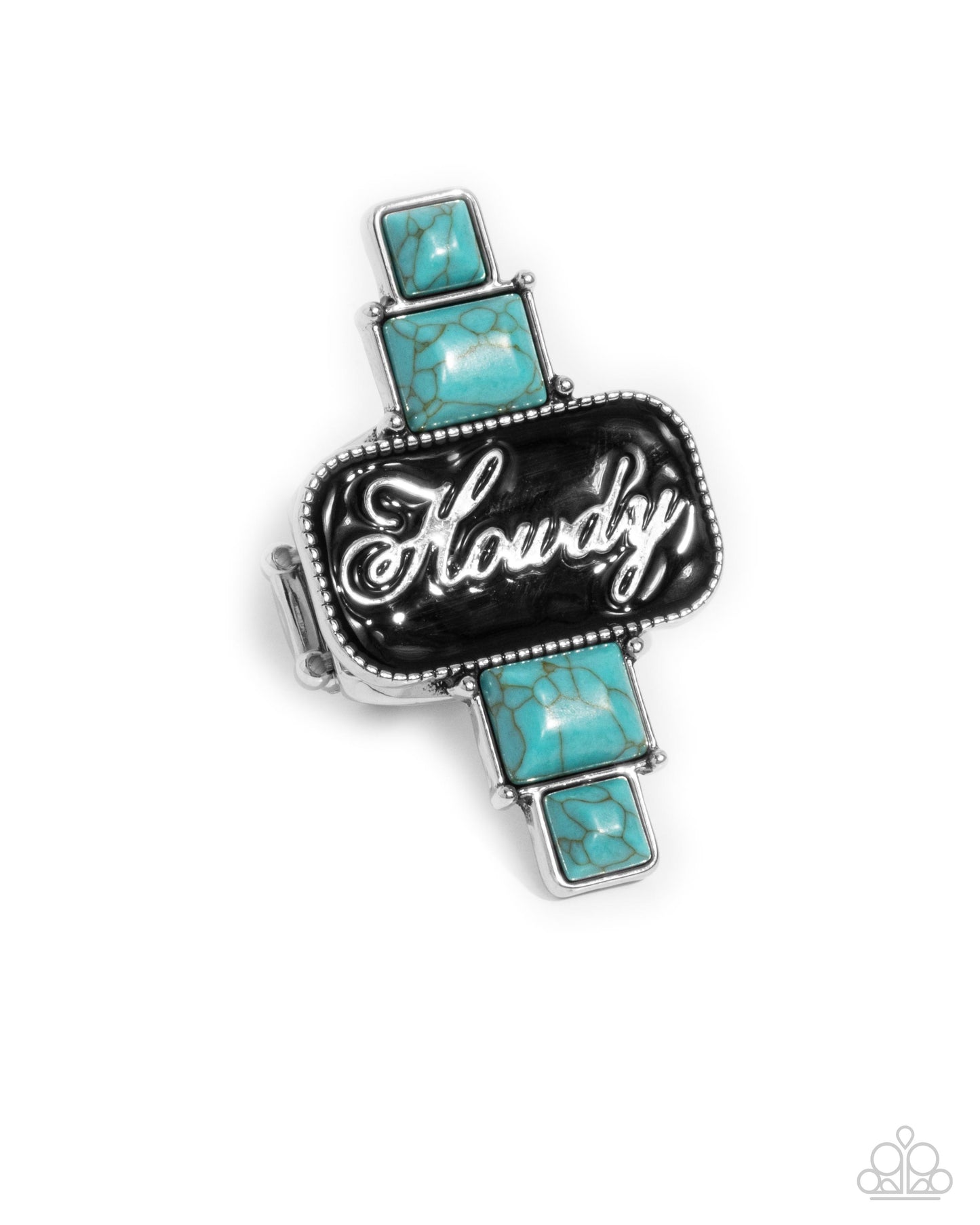 Howdy Holiday Blue Ring - Jewelry by Bretta