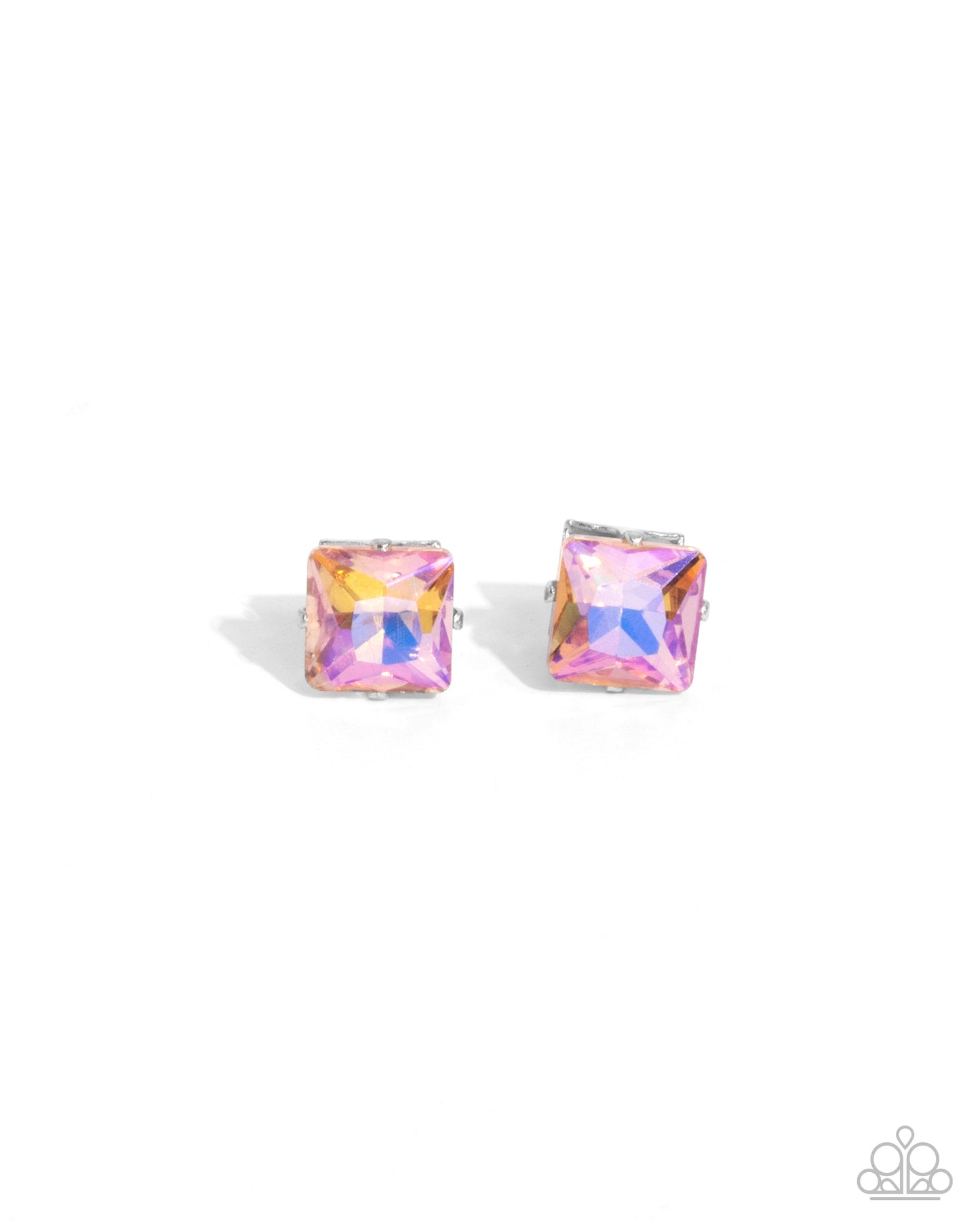 Squared Soprano Orange Earrings - Jewelry by Bretta