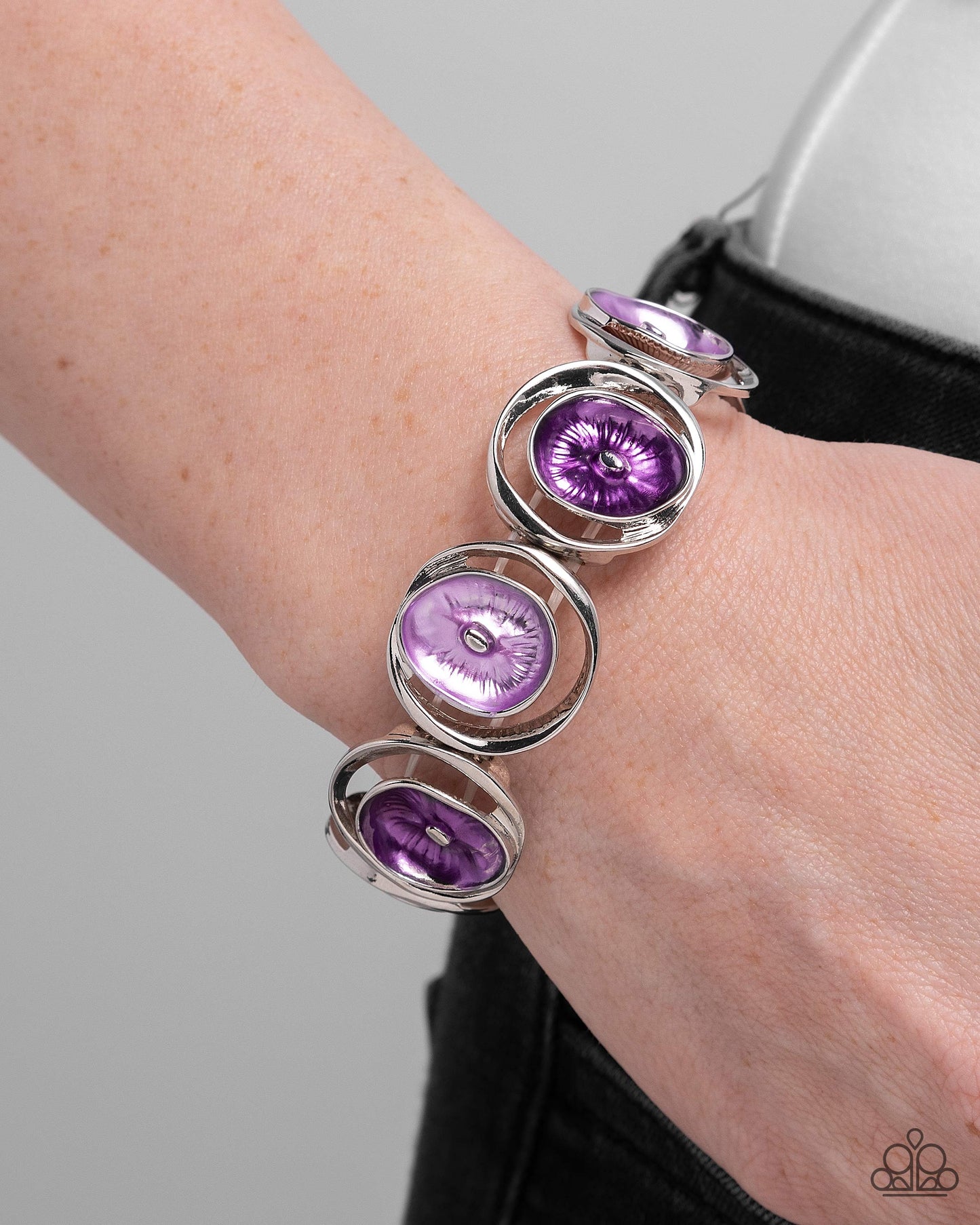 Painted Promise Purple Bracelet - Jewelry by Bretta