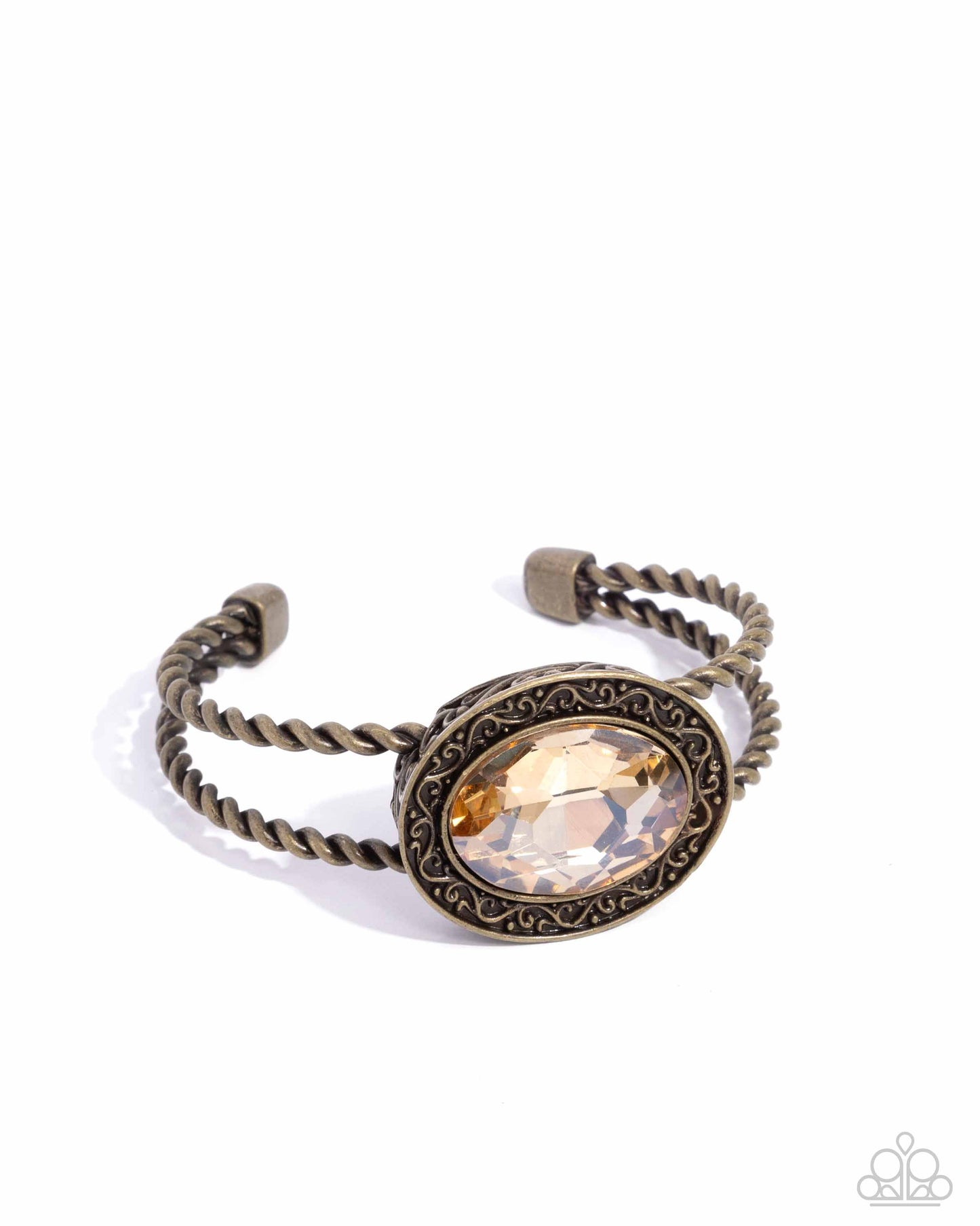 Braided Balance Brass Bracelet- Jewelry by Bretta