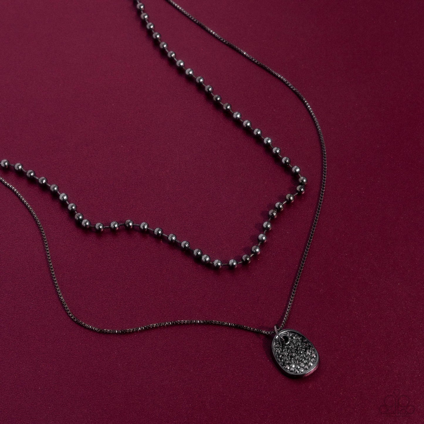 Lyrical Luminescence Black Necklace - Jewelry by Bretta