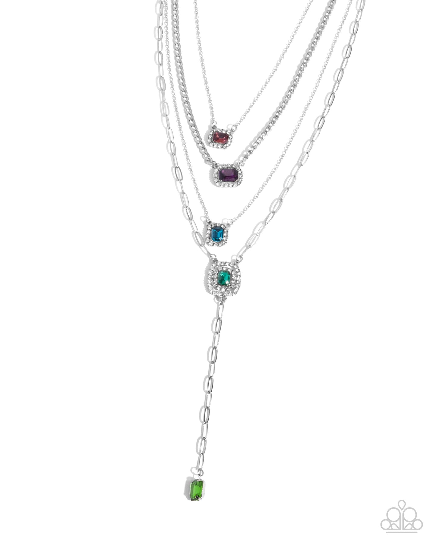 Dazzle and Stretch Multi Necklace - Jewelry by Bretta