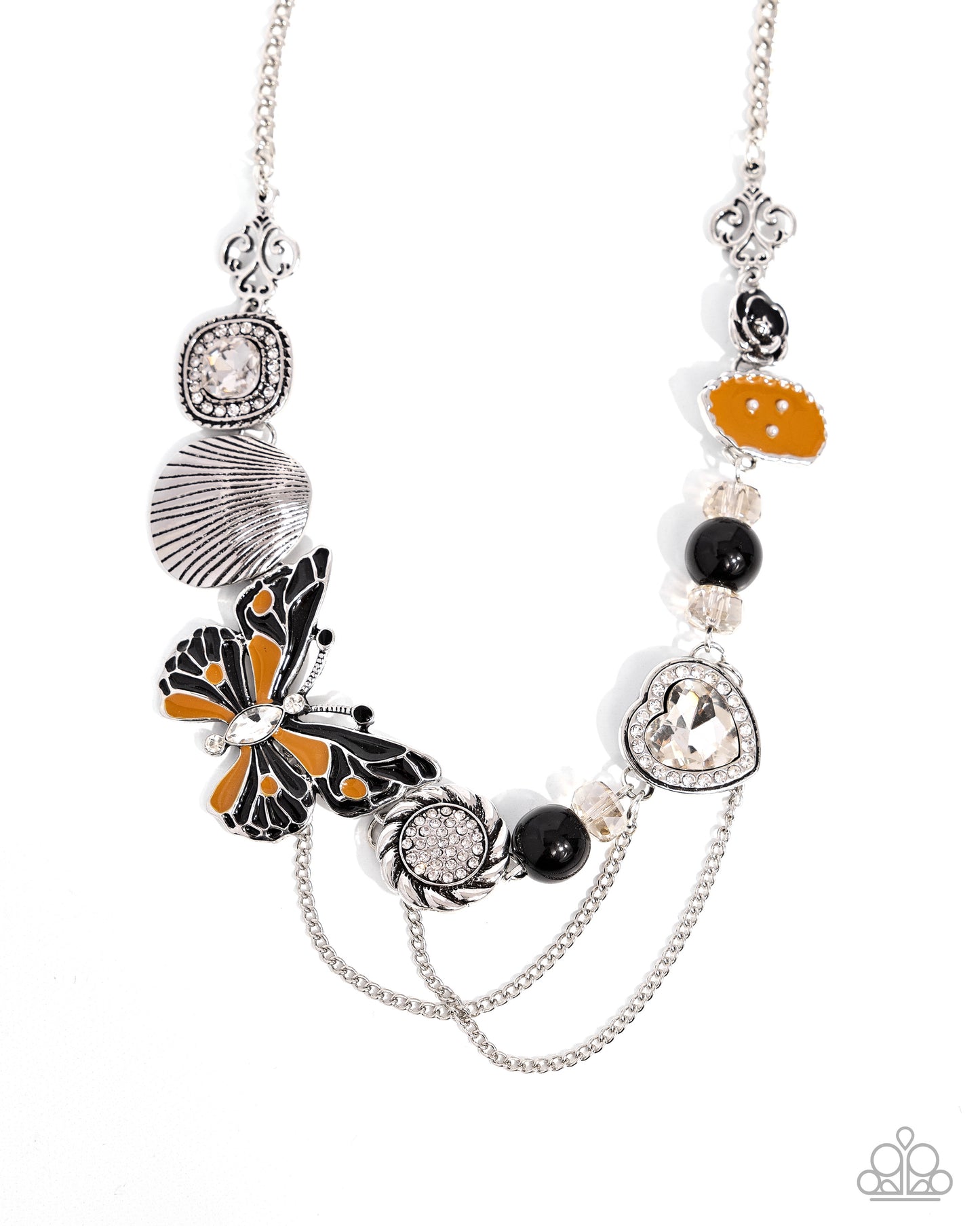 Whimsical Whisper Black Butterfly Necklace - Jewelry by Bretta