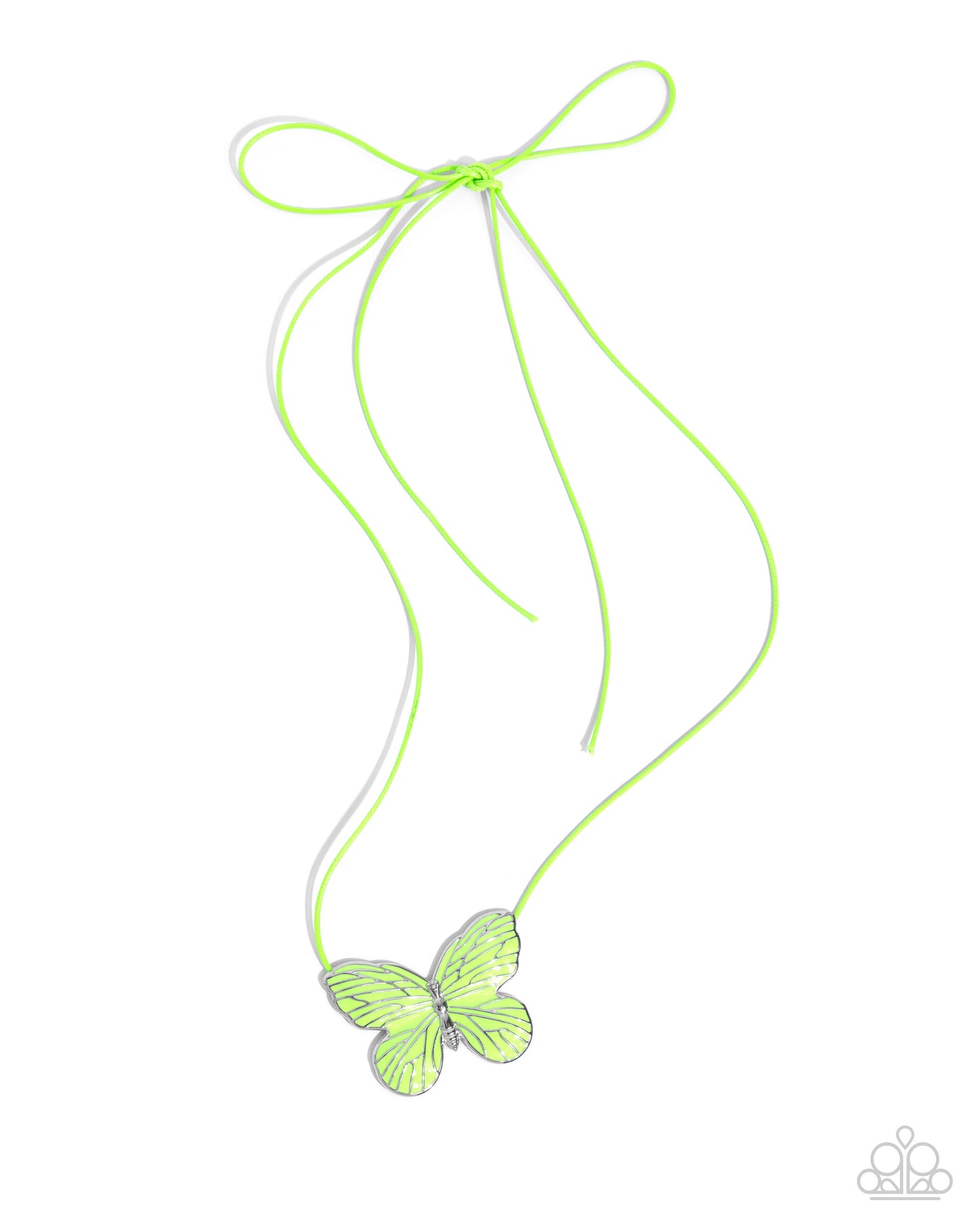 Fluttering Fervor Green Butterfly Necklace - Jewelry by Bretta