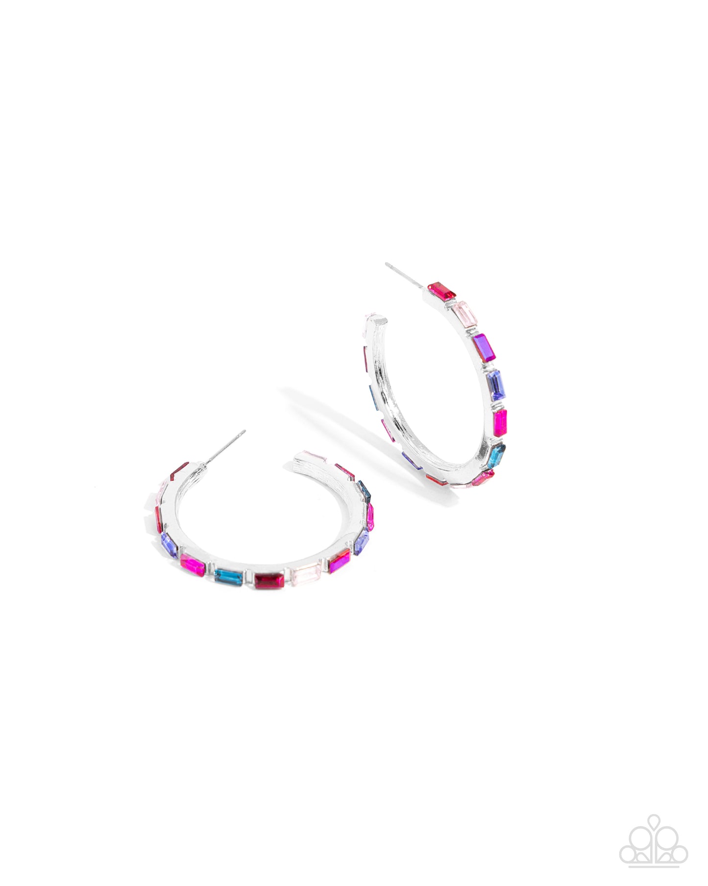 Carnival Chic Pink Hoop Earrings - Jewelry by Bretta