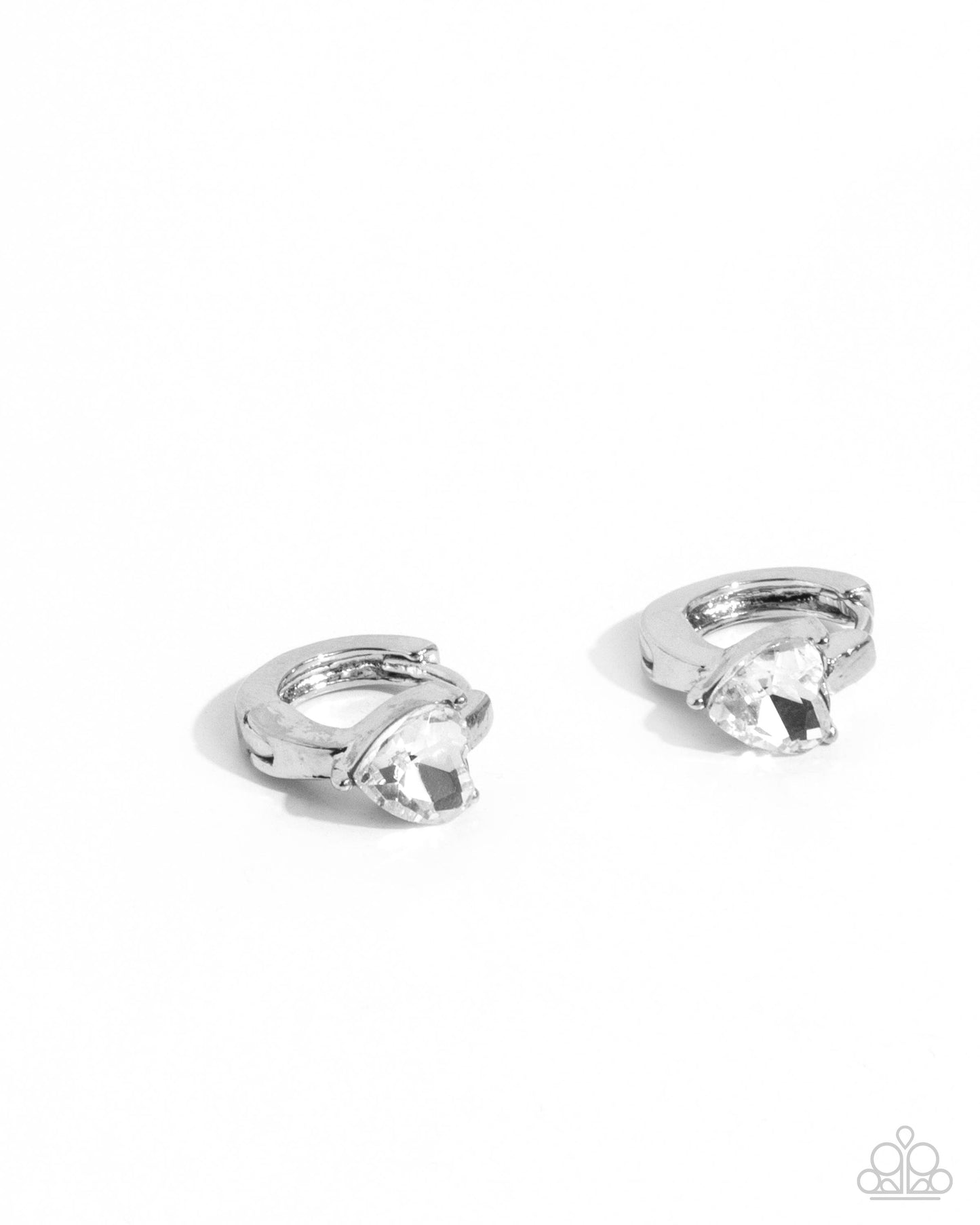 Tenuous Touch White Earrings - Jewelry by Bretta