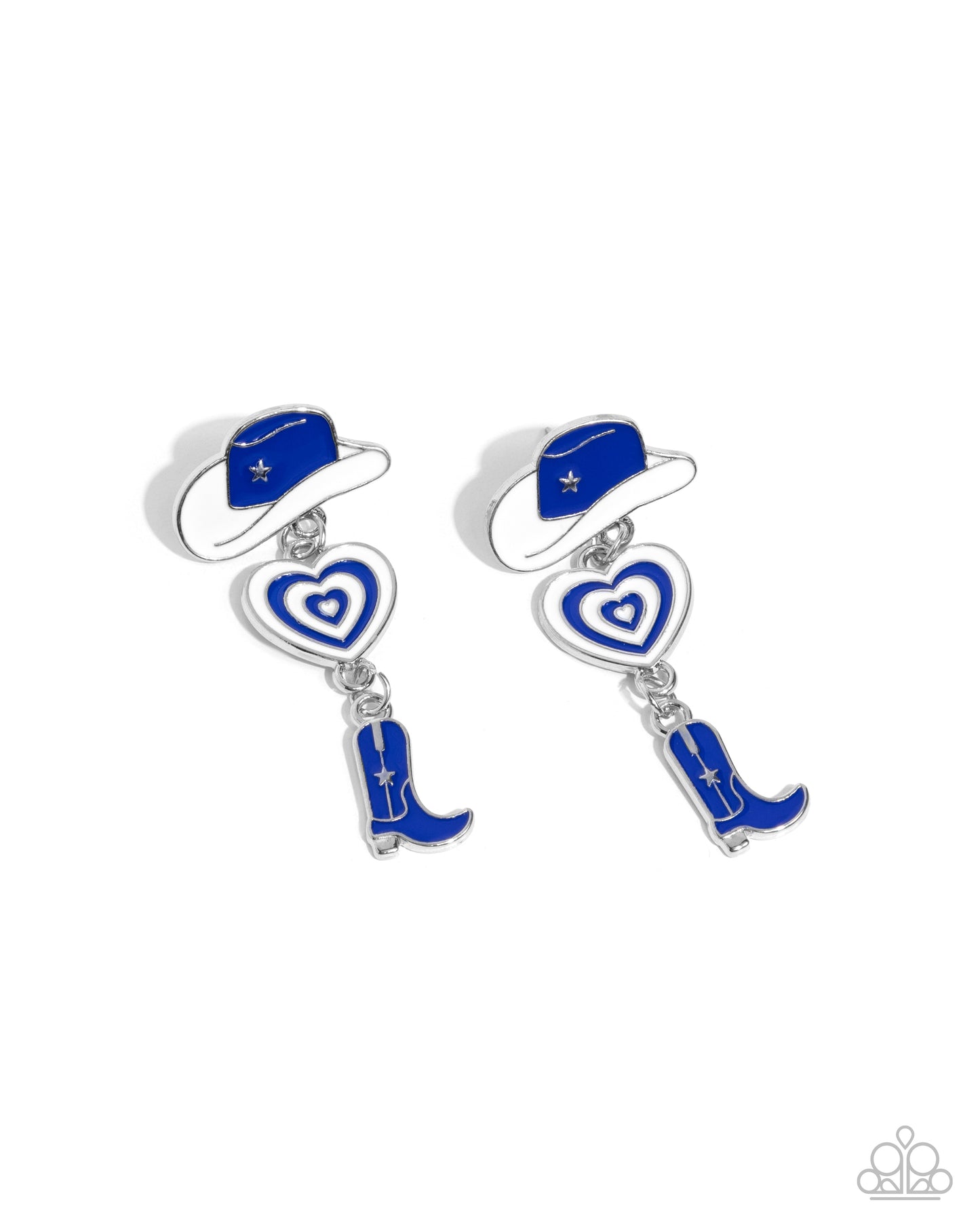 Swing Dance Delight Blue Earrings - Jewelry by Bretta