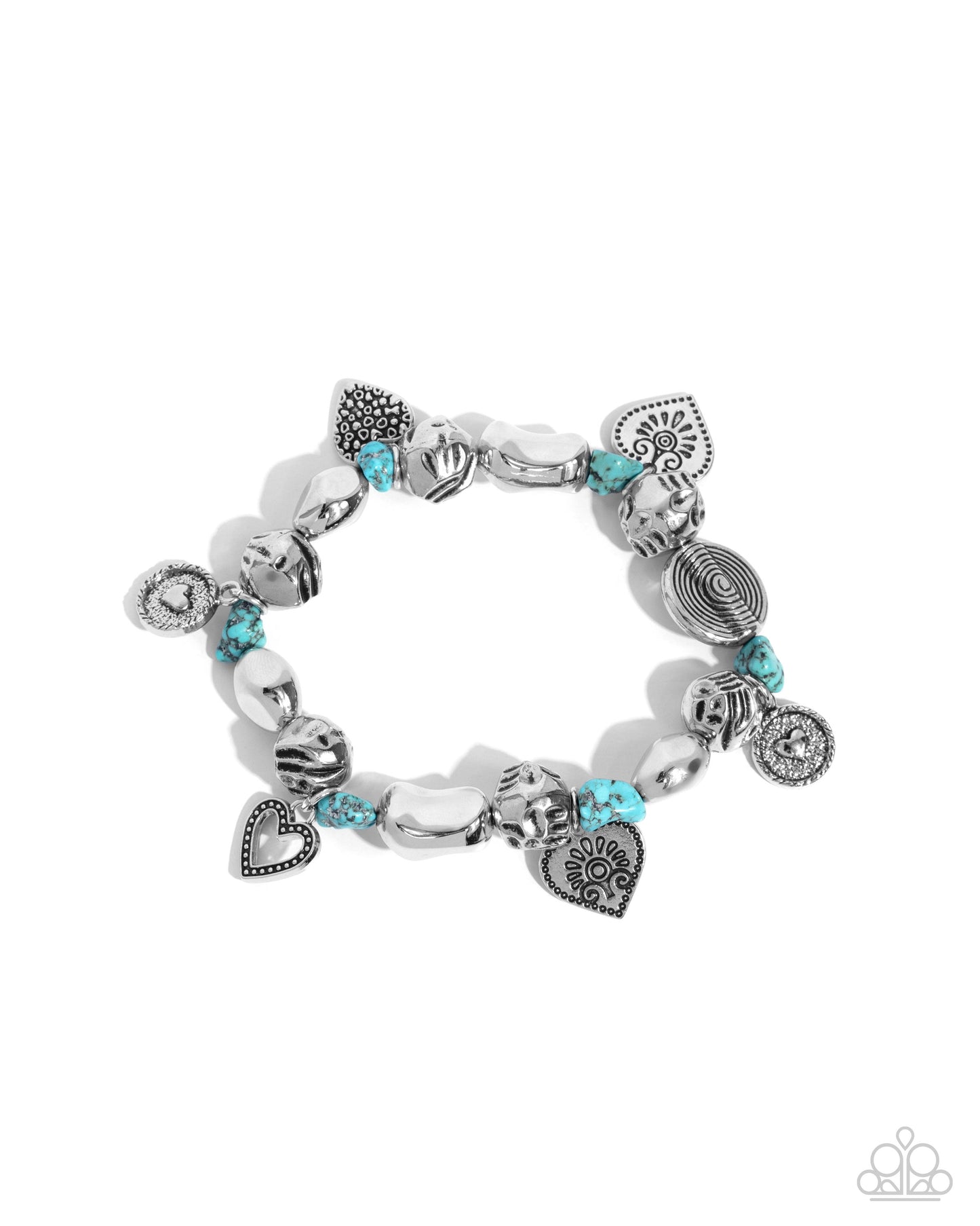 Rustic Rampage Blue Bracelet - Jewelry by Bretta