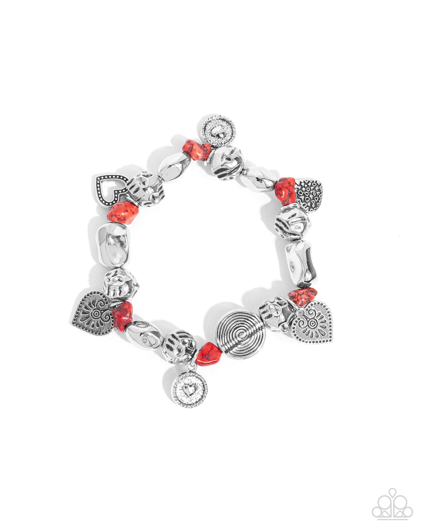 Rustic Rampage Red Bracelet - Jewelry by Bretta