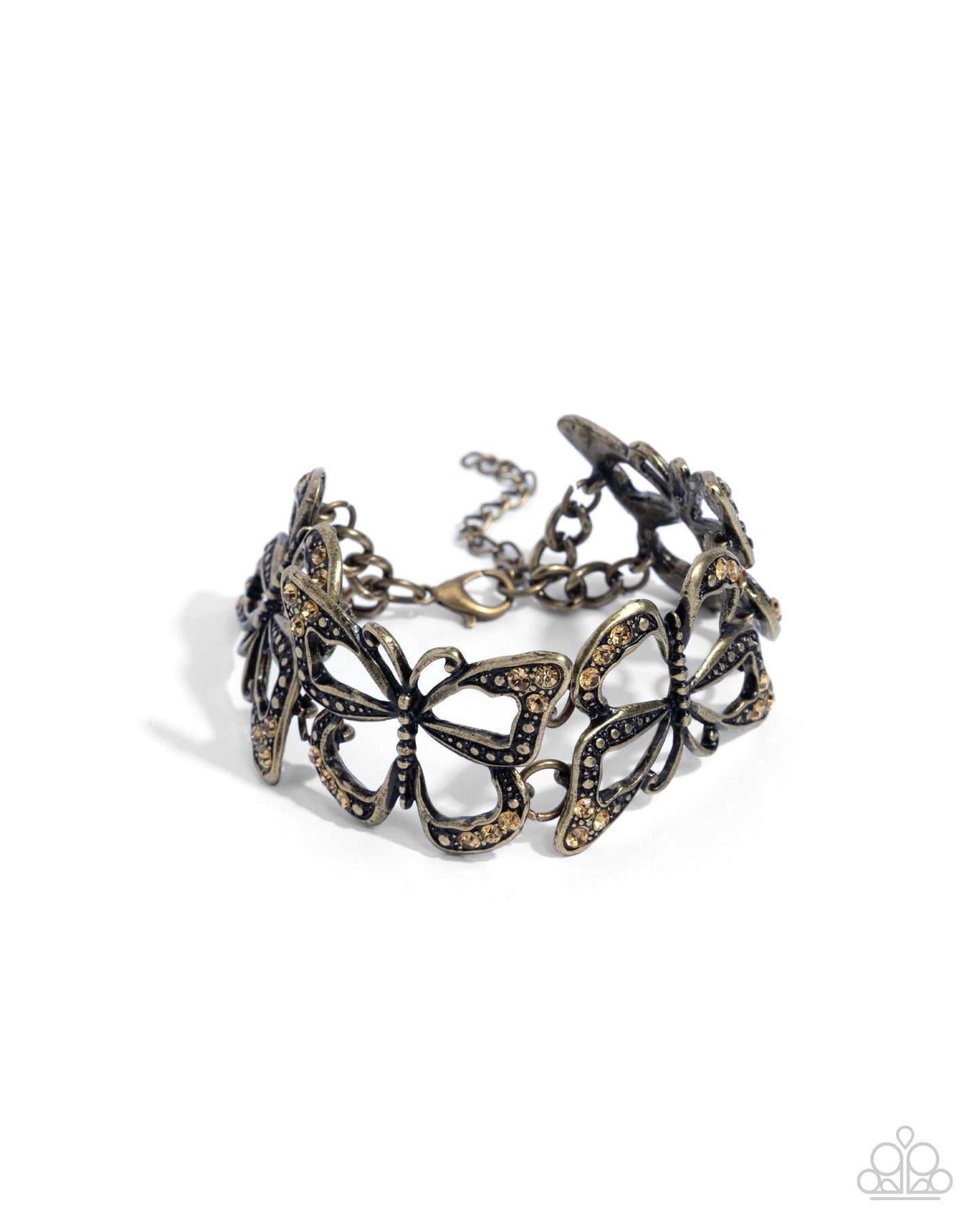 Butterfly Business Brass Bracelet - Jewelry by Bretta