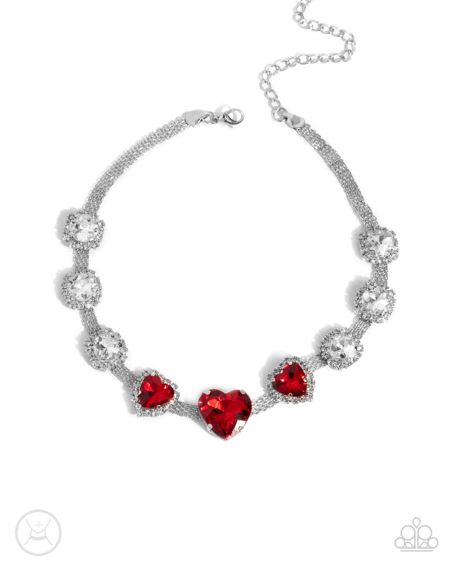 Valentines Vibe Red Heart Necklace - Jewelry by Bretta