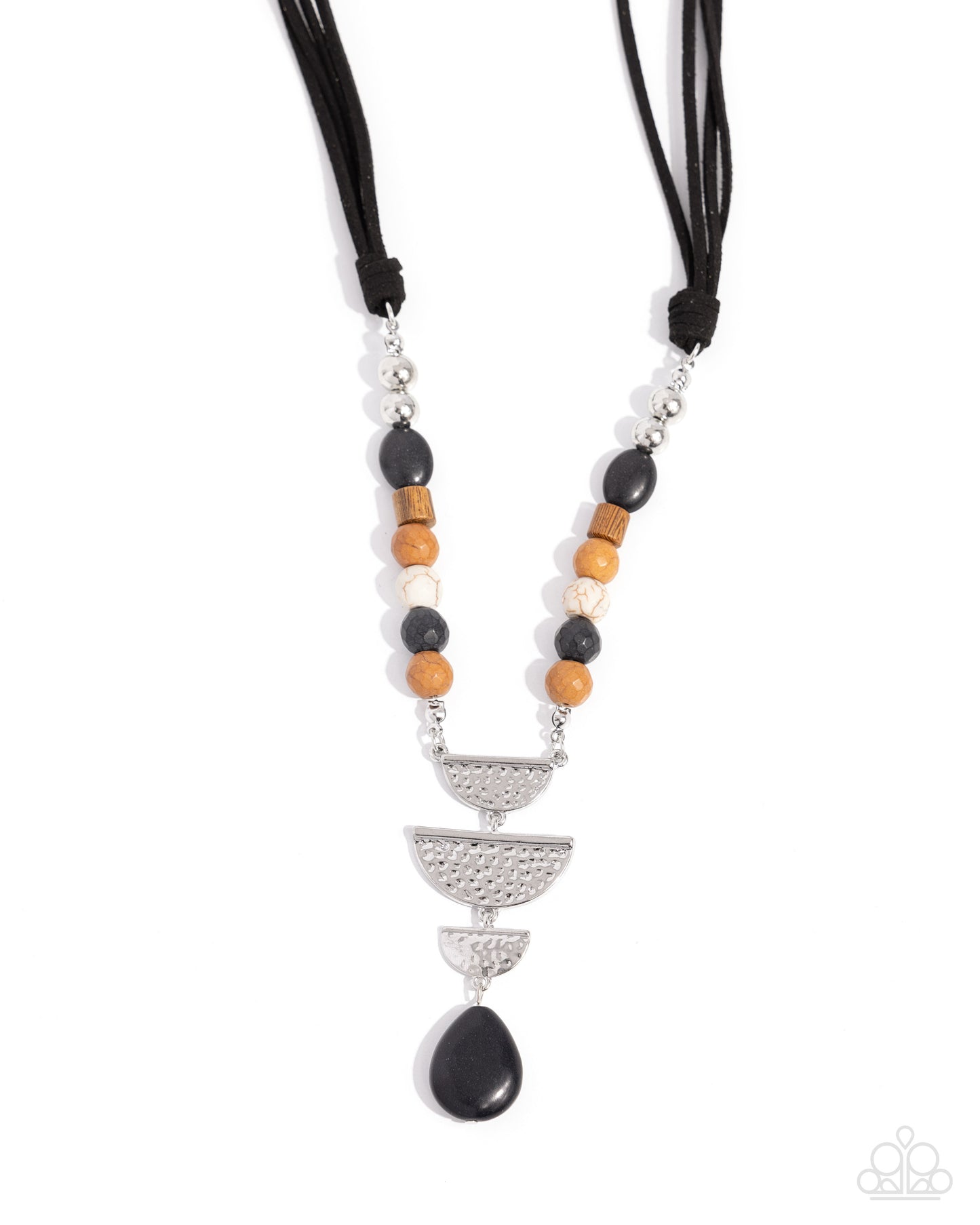 Eclectic Elegance Black Necklace - Jewelry by Bretta