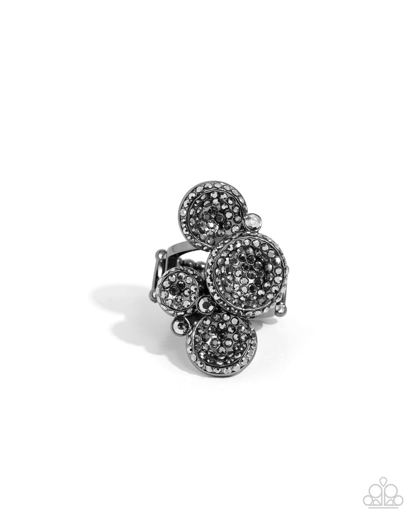 Deluxe Discs Black aring - Jewelry by Bretta