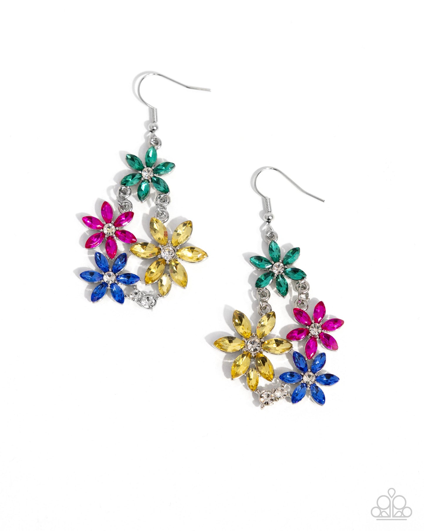 Floral Founder Multi Earrings - Jewelry by Bretta