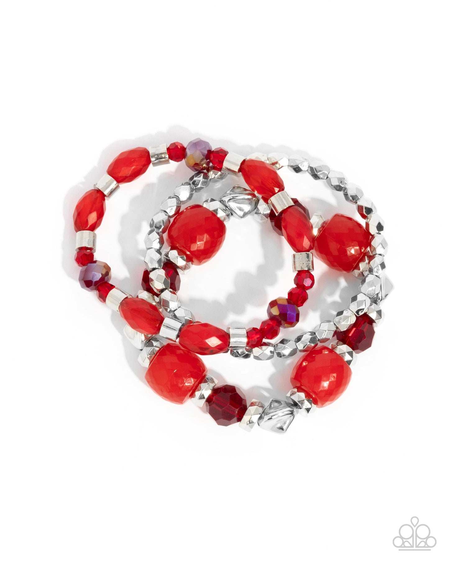 Defaced Dare Red Bracelets - Jewelry by Bretta