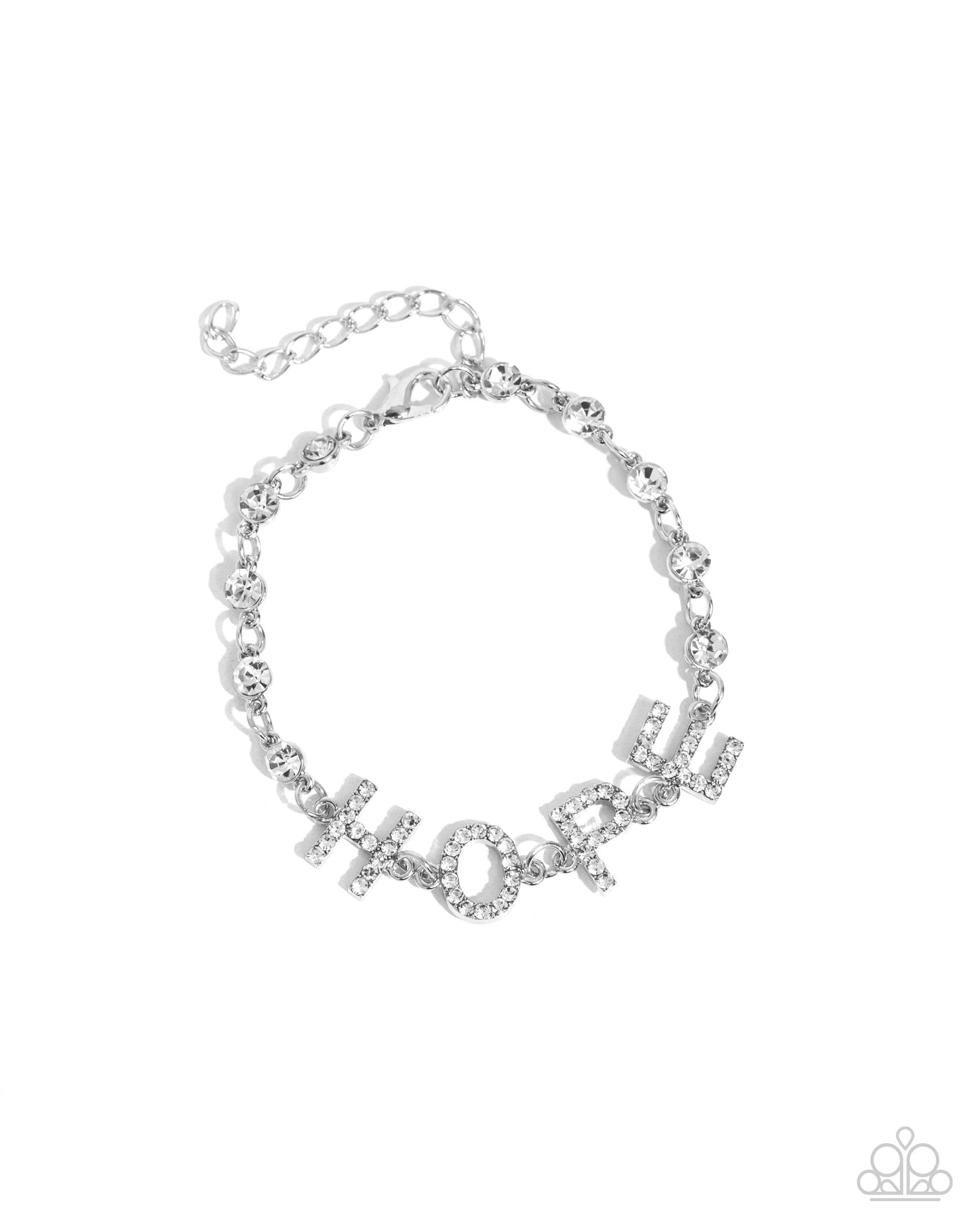 Honorable Hope White Bracelet - Jewelry by Bretta