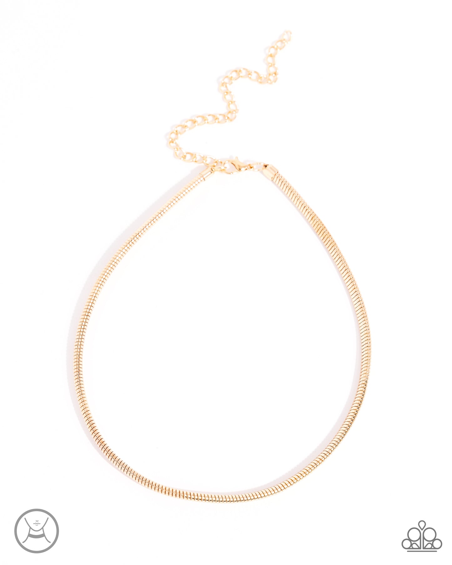 Captivating Choker Gold Necklace - Jewelry by Bretta