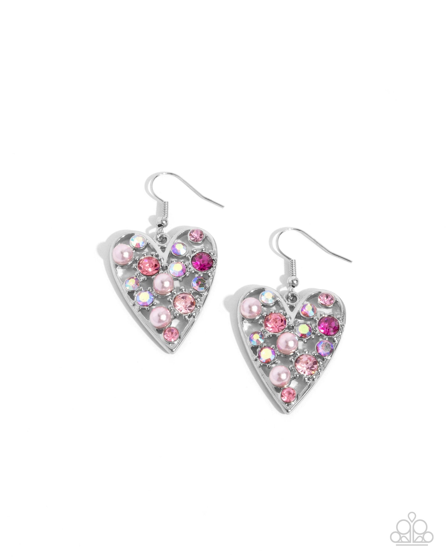 Unbelievable Shimmer Pink Earrings - Jewelry by Bretta