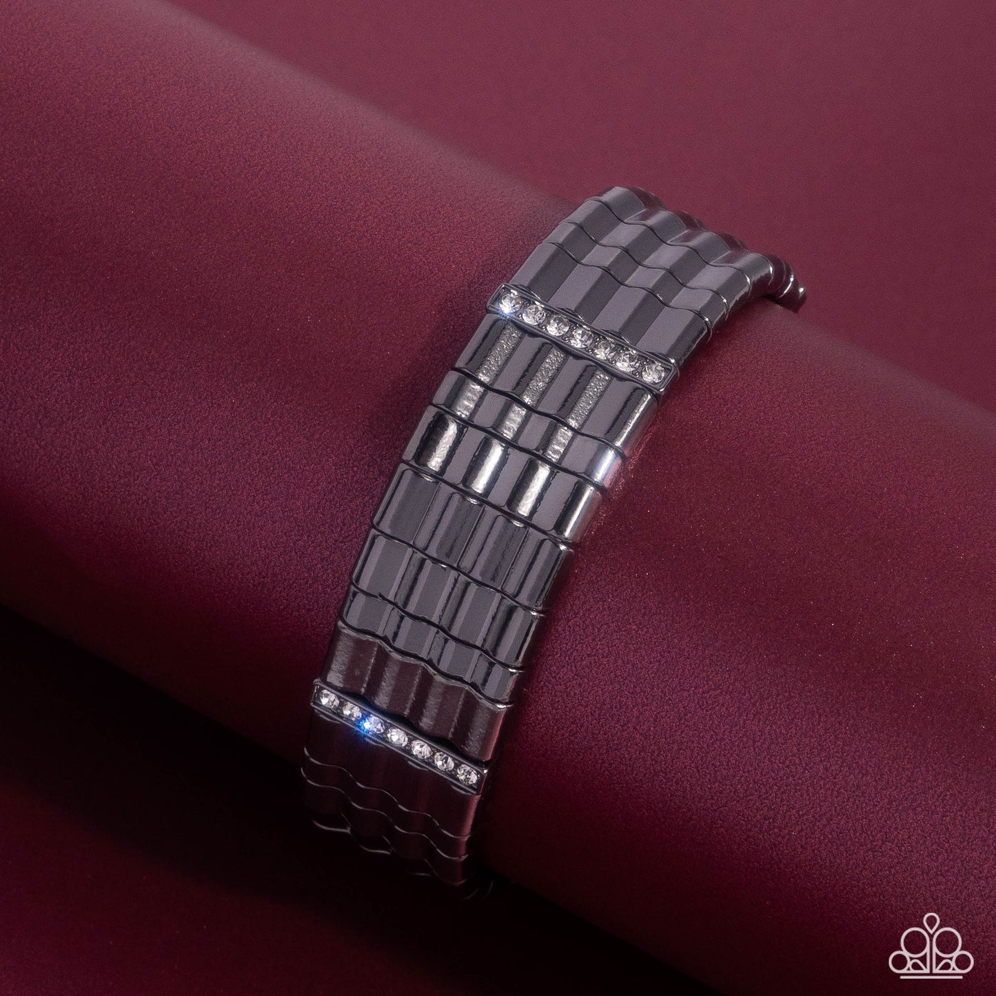 Glistening Getaway Black Bracelet - Jewelry by Bretta