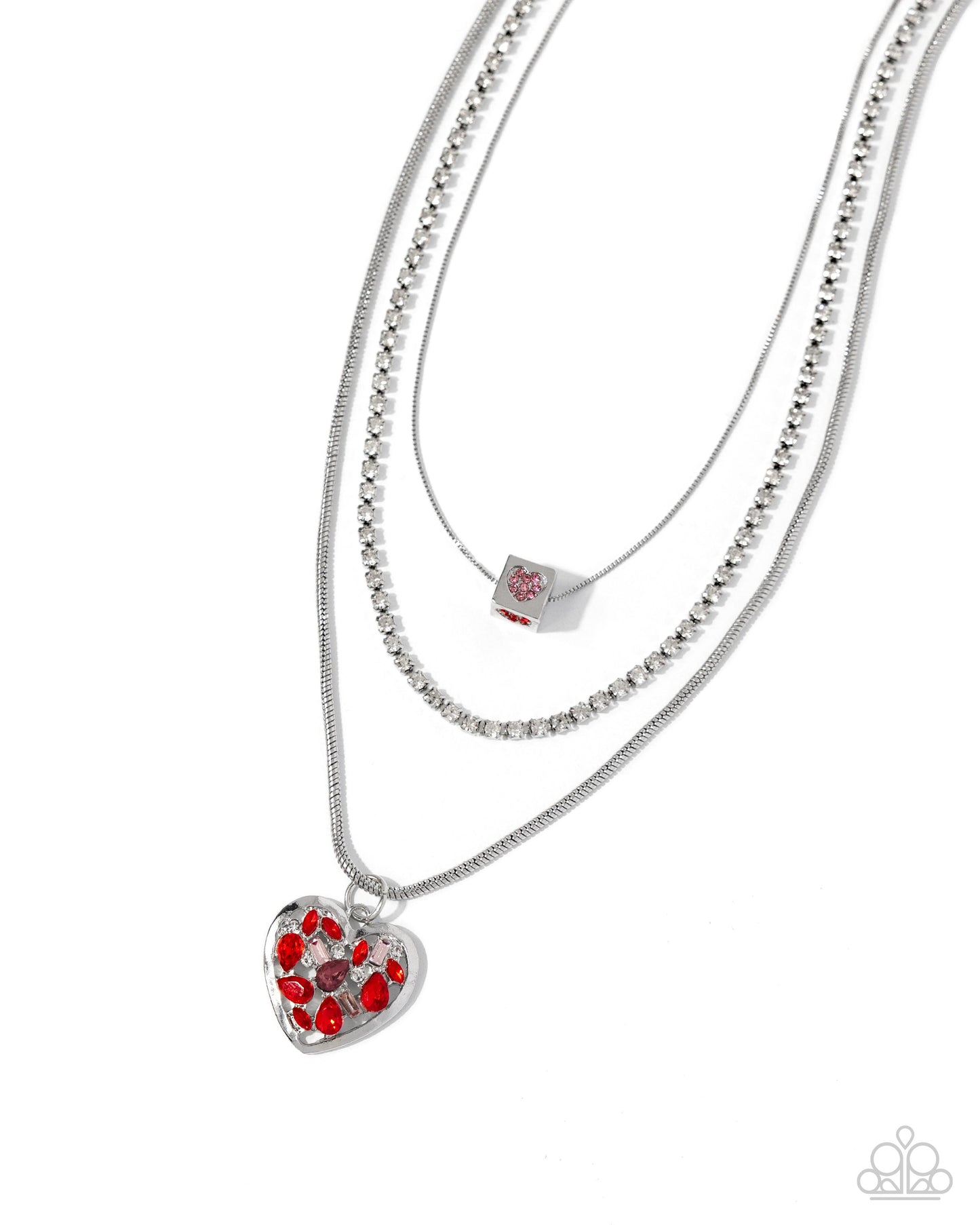 Seize the Sides Red Heart Necklace - Jewelry by Bretta